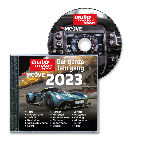 auto motor und sport + MO/OVE Jahrgangs DVD 2023