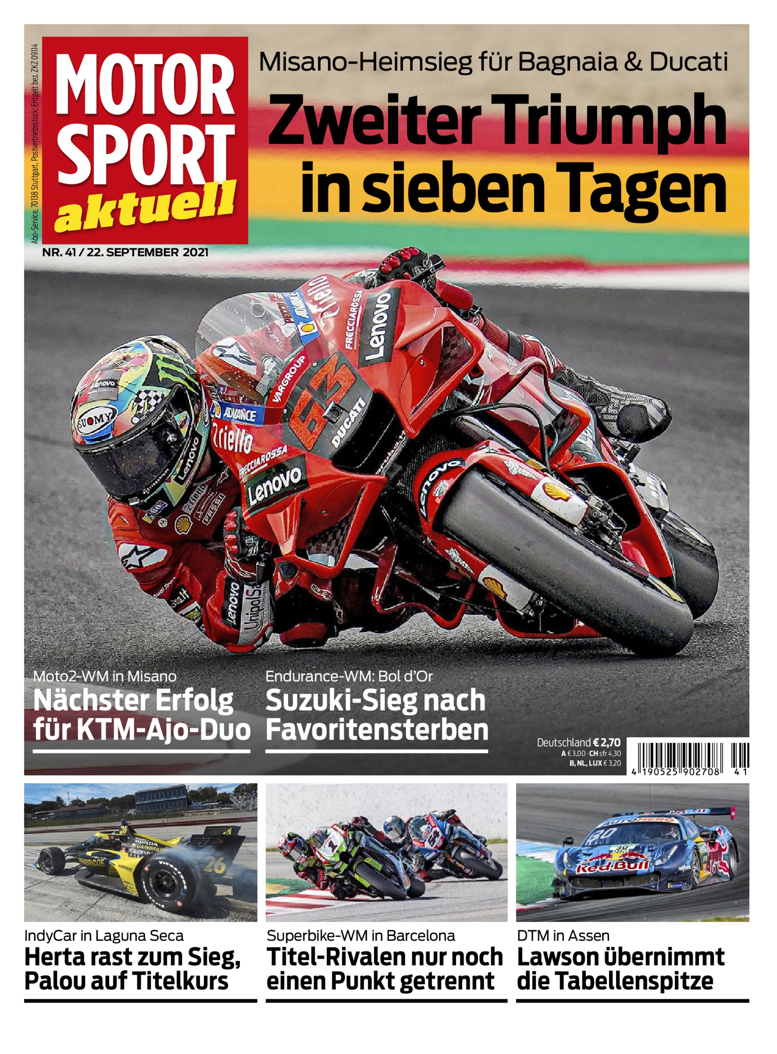 MOTORSPORT aktuell ePaper 41/2021