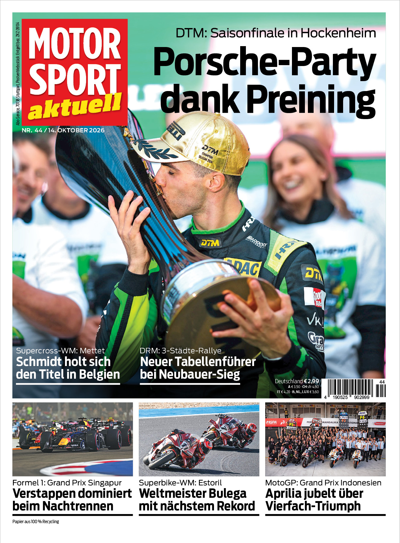 MOTORSPORT aktuell 44/2026