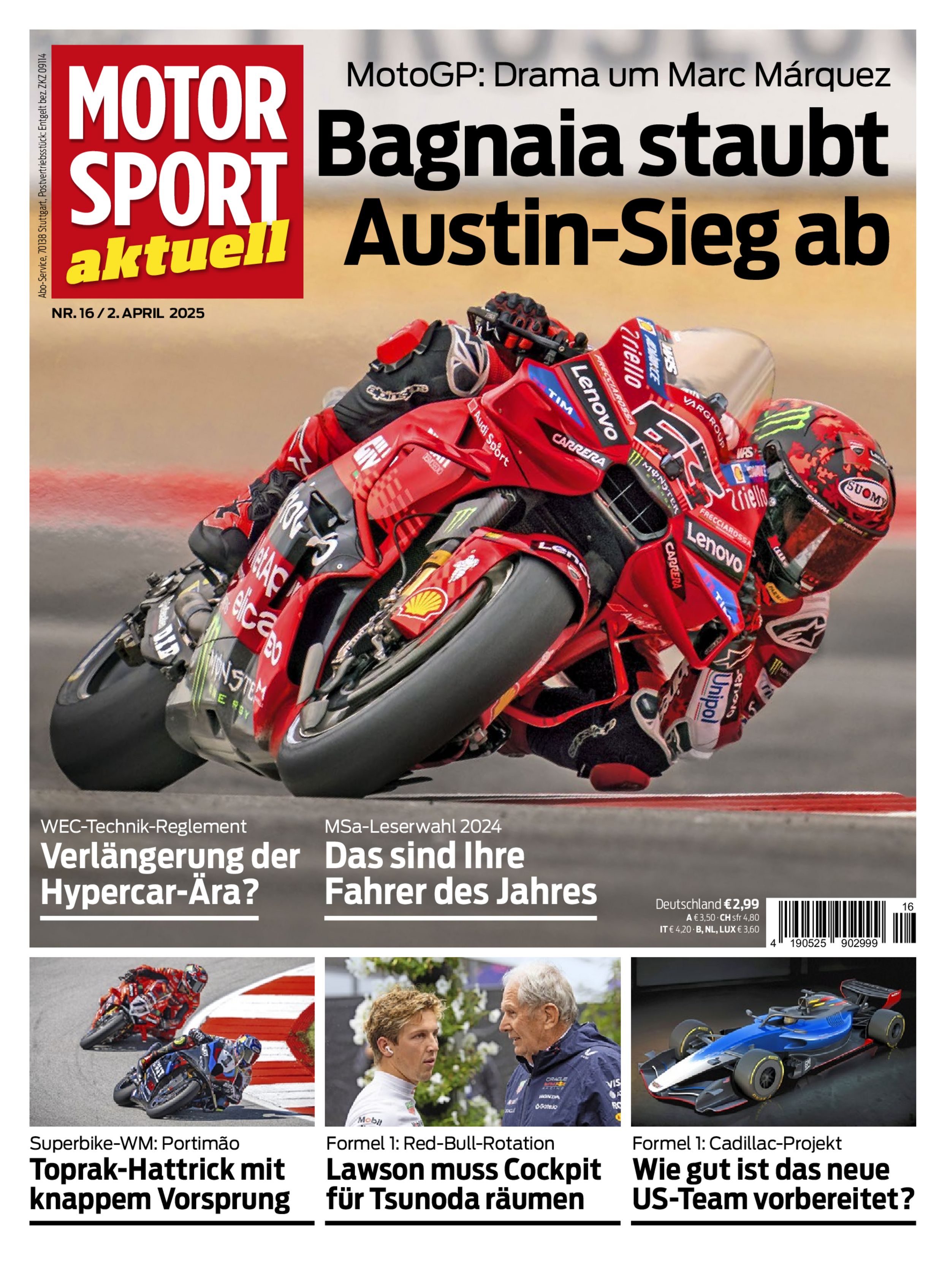 MOTORSPORT aktuell ePaper 16/2025