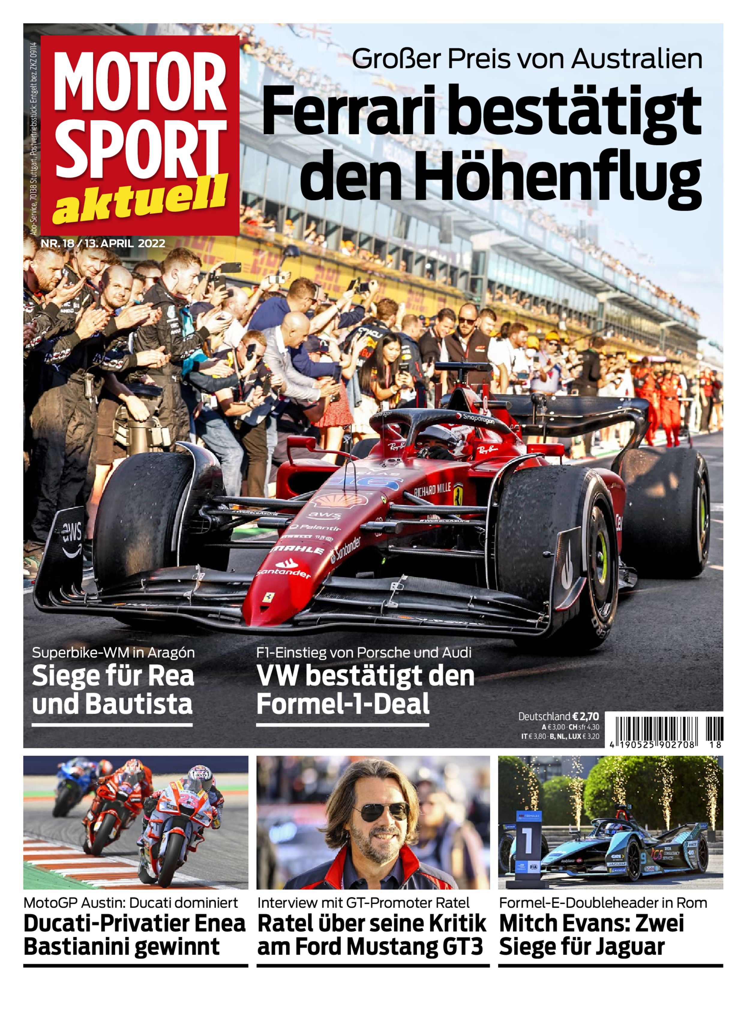 MOTORSPORT aktuell ePaper 18/2022