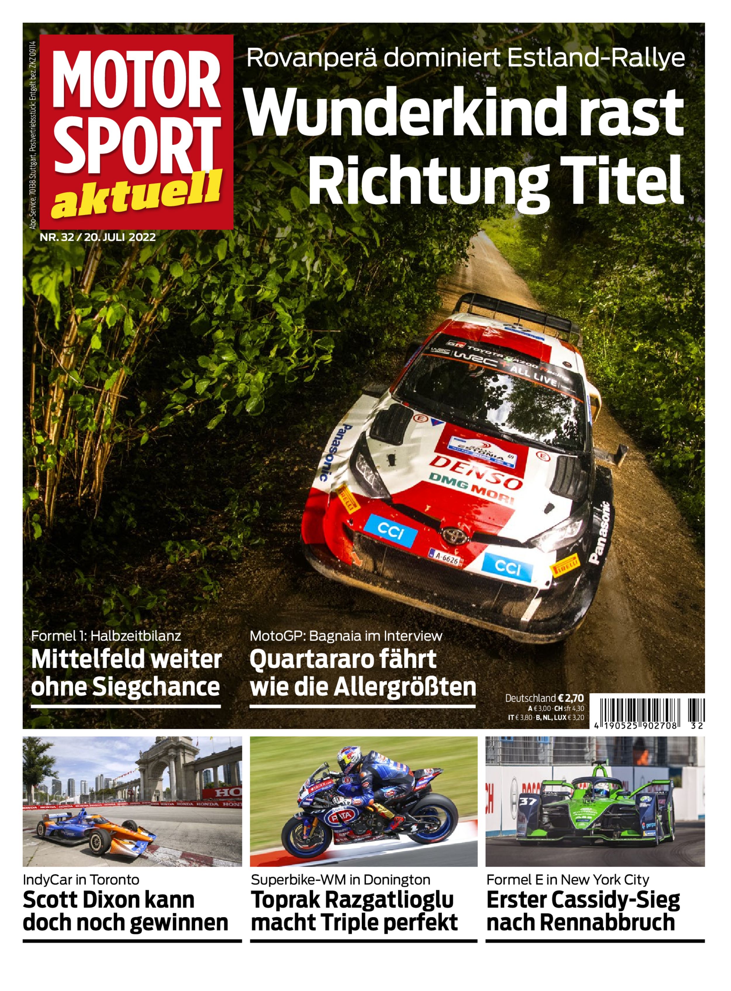 MOTORSPORT aktuell ePaper 32/2022