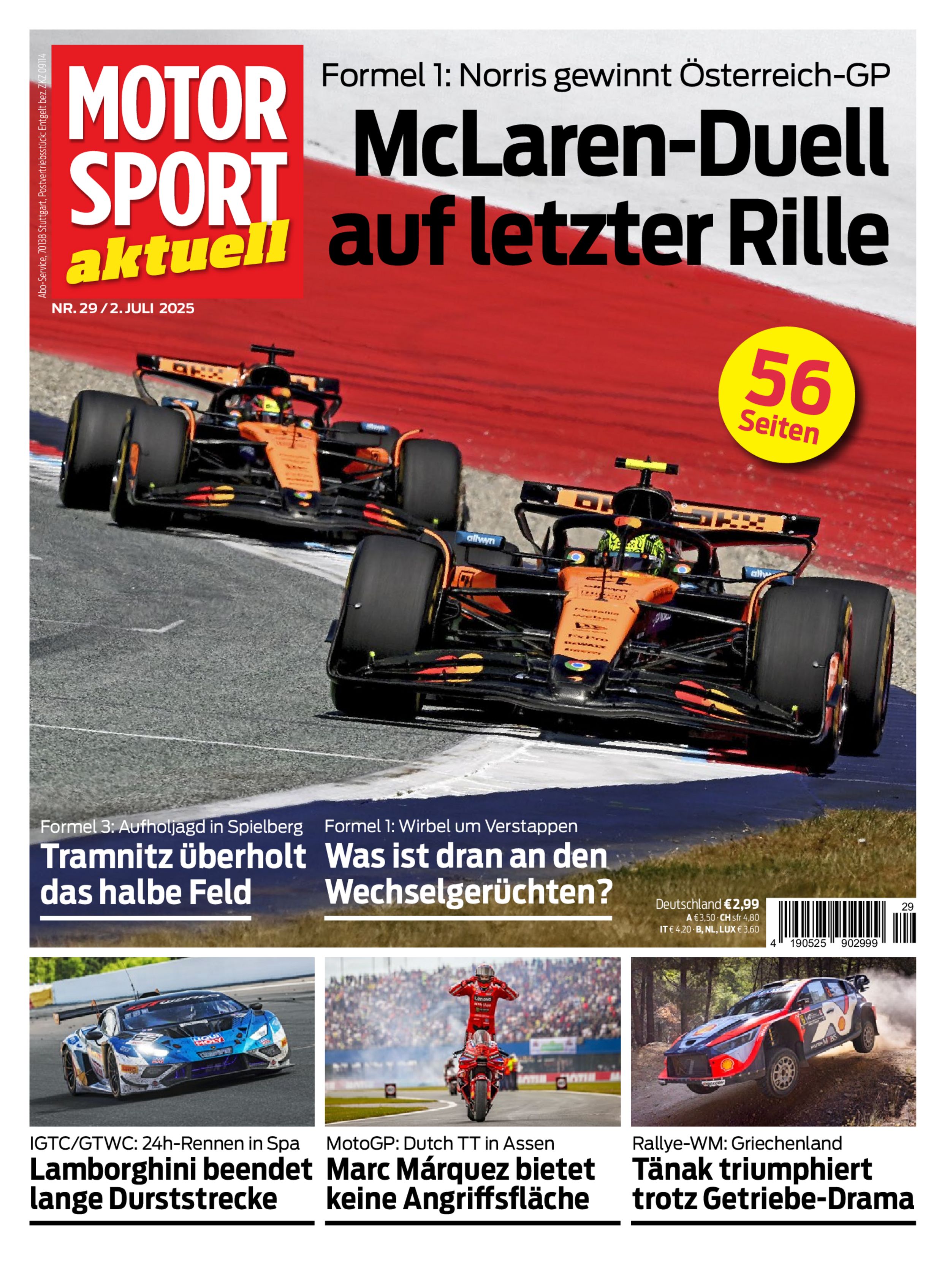 MOTORSPORT aktuell ePaper 29/2025