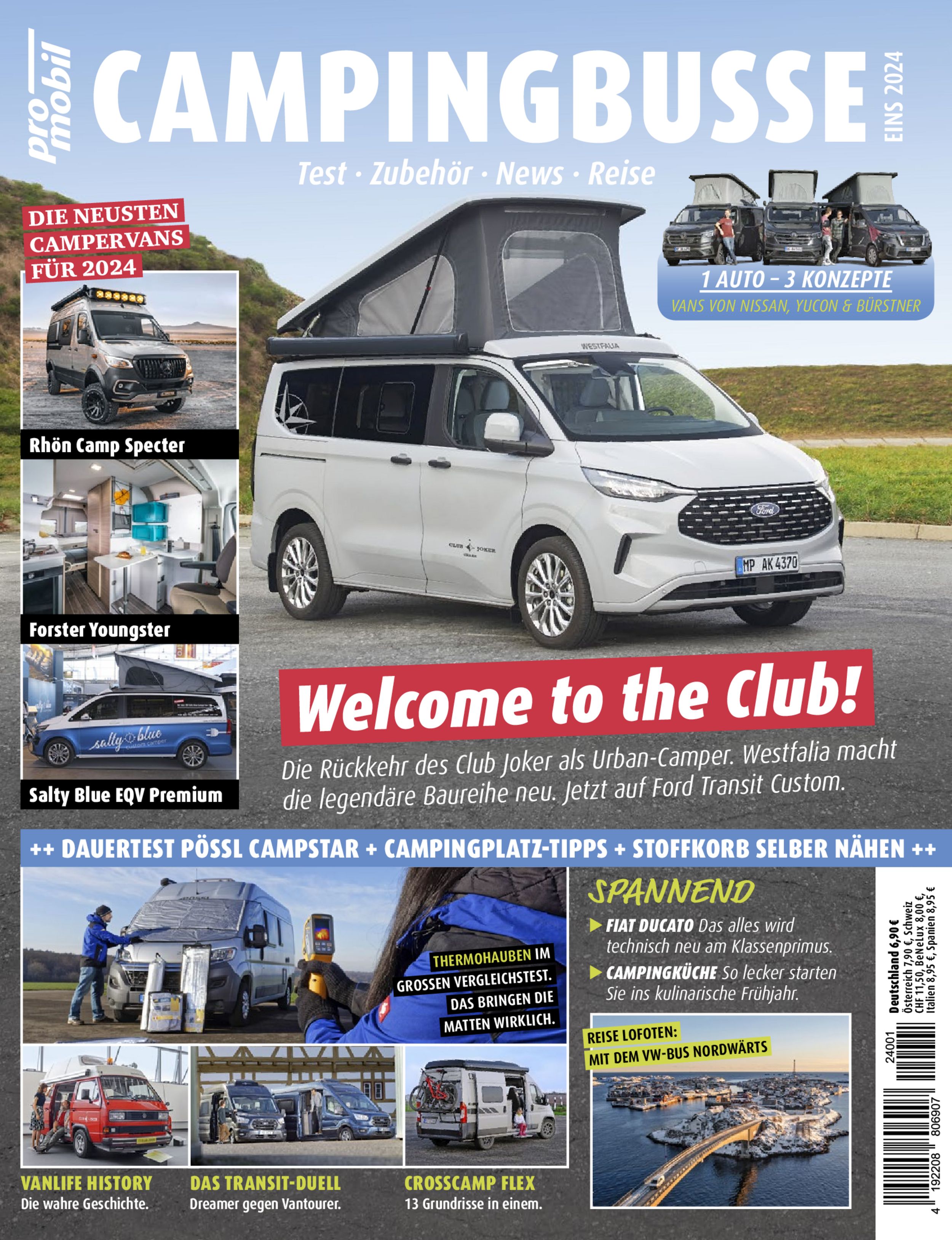 promobil CAMPINGBUSSE ePaper 01/2024