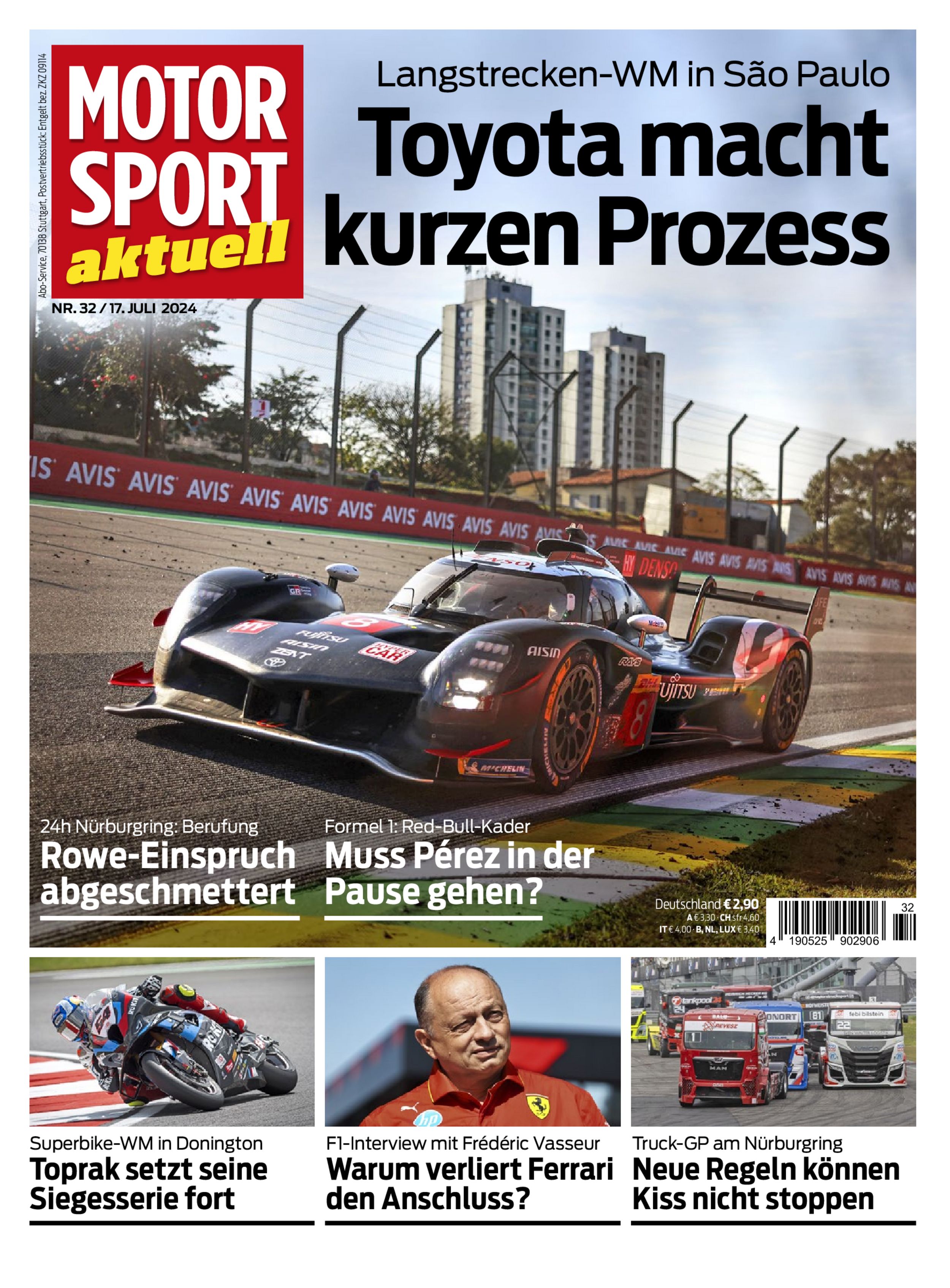 MOTORSPORT aktuell ePaper 32/2024