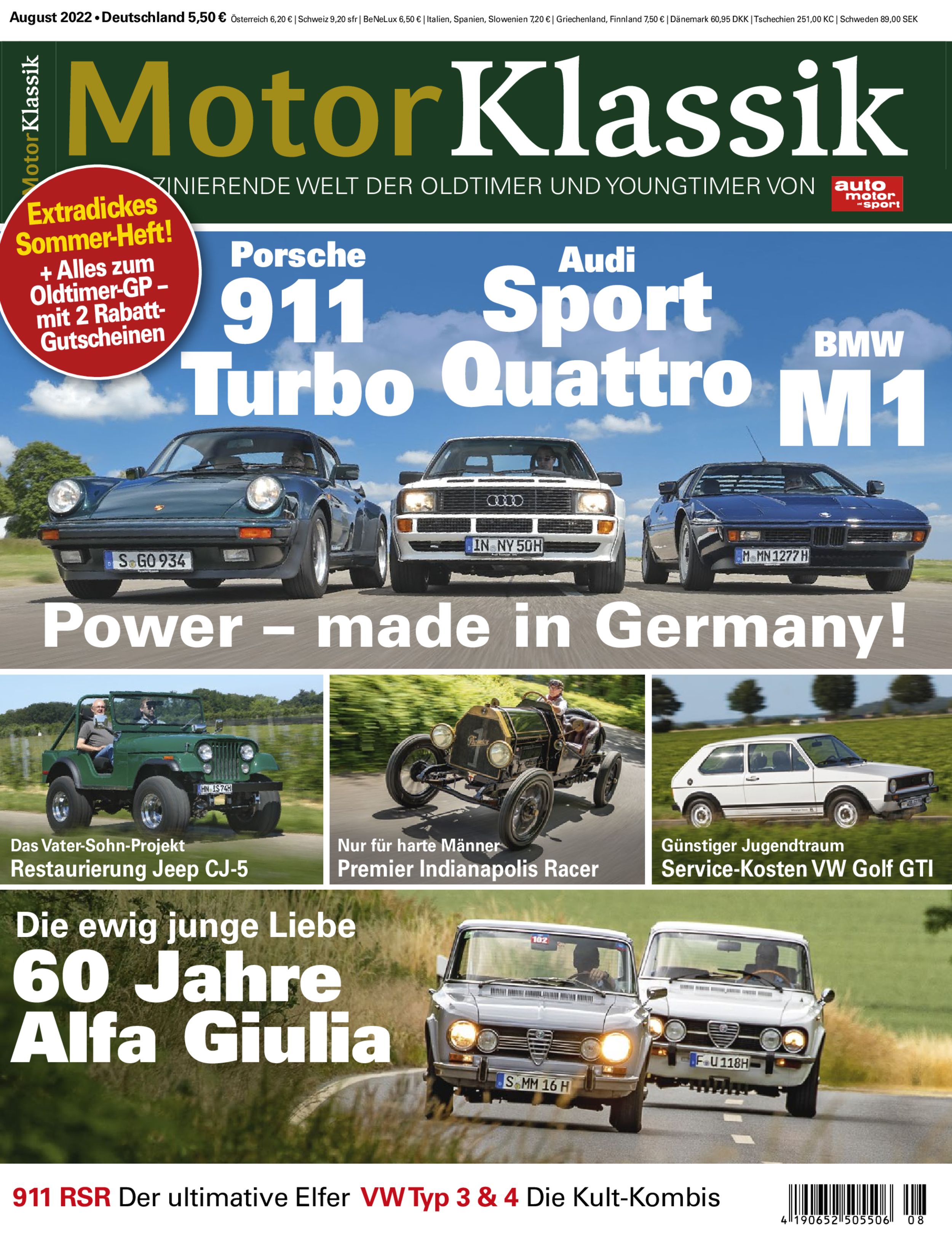 Motor Klassik ePaper 08/2022
