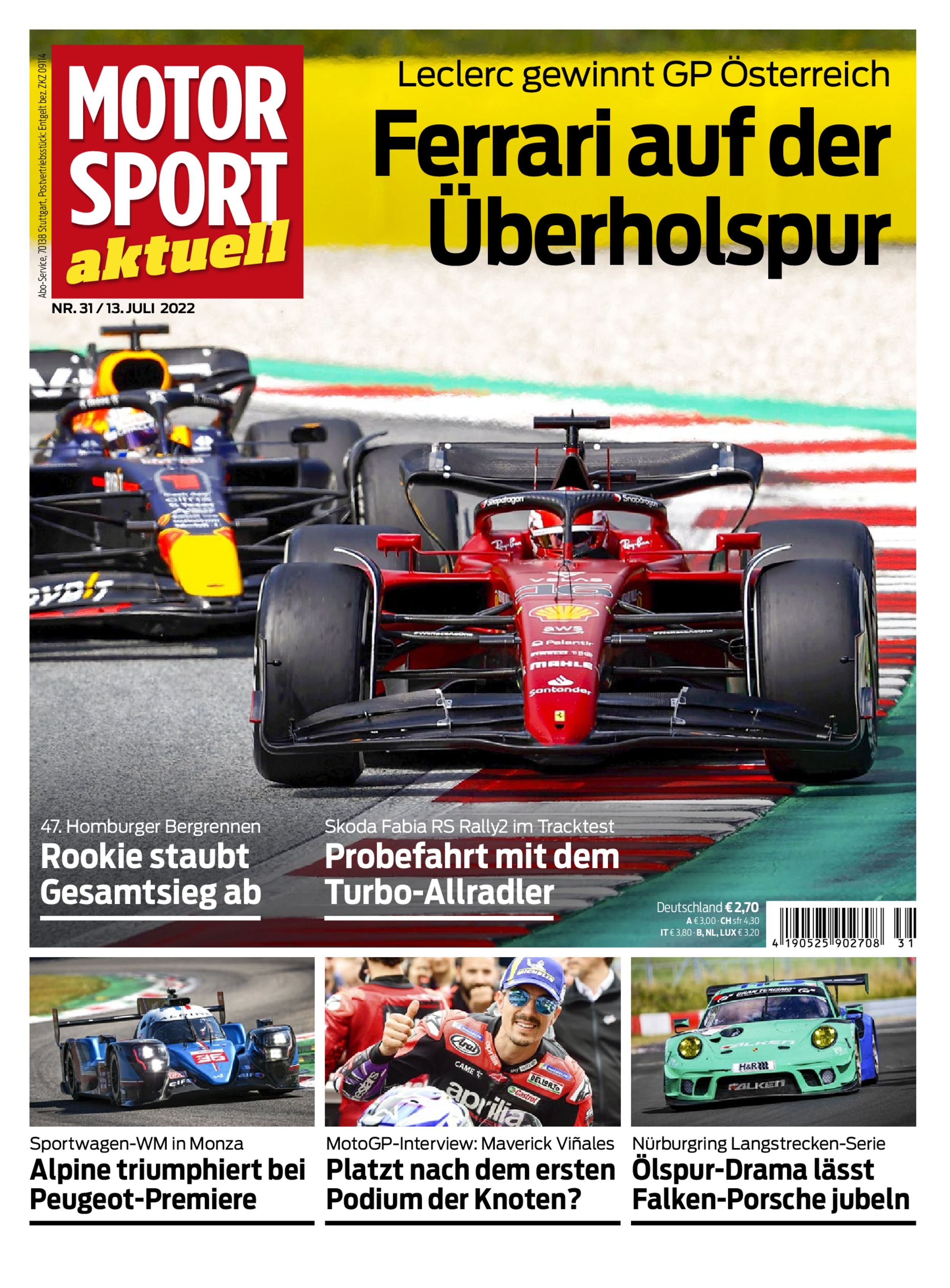 MOTORSPORT aktuell ePaper 31/2022