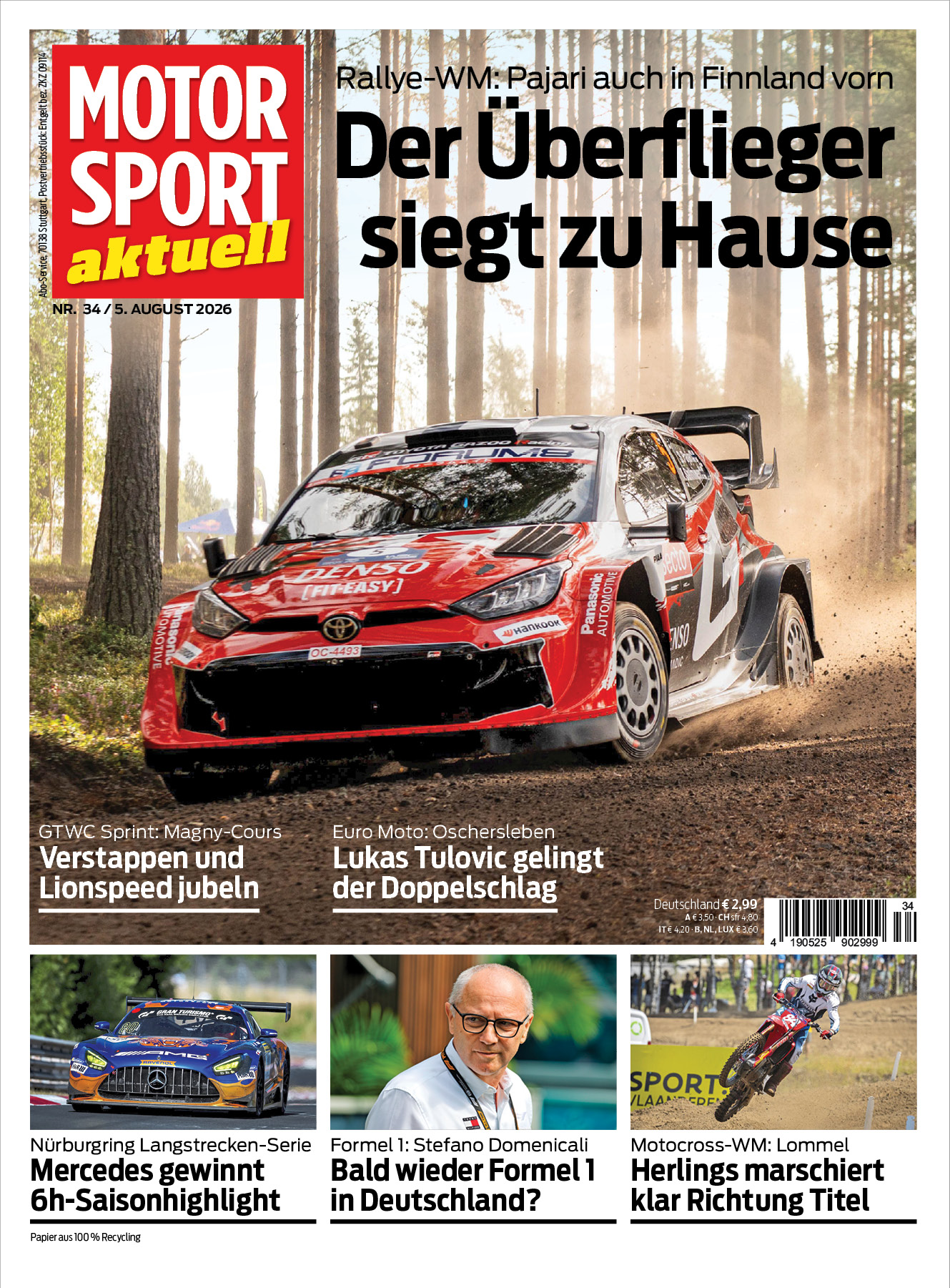 MOTORSPORT aktuell 34/2026