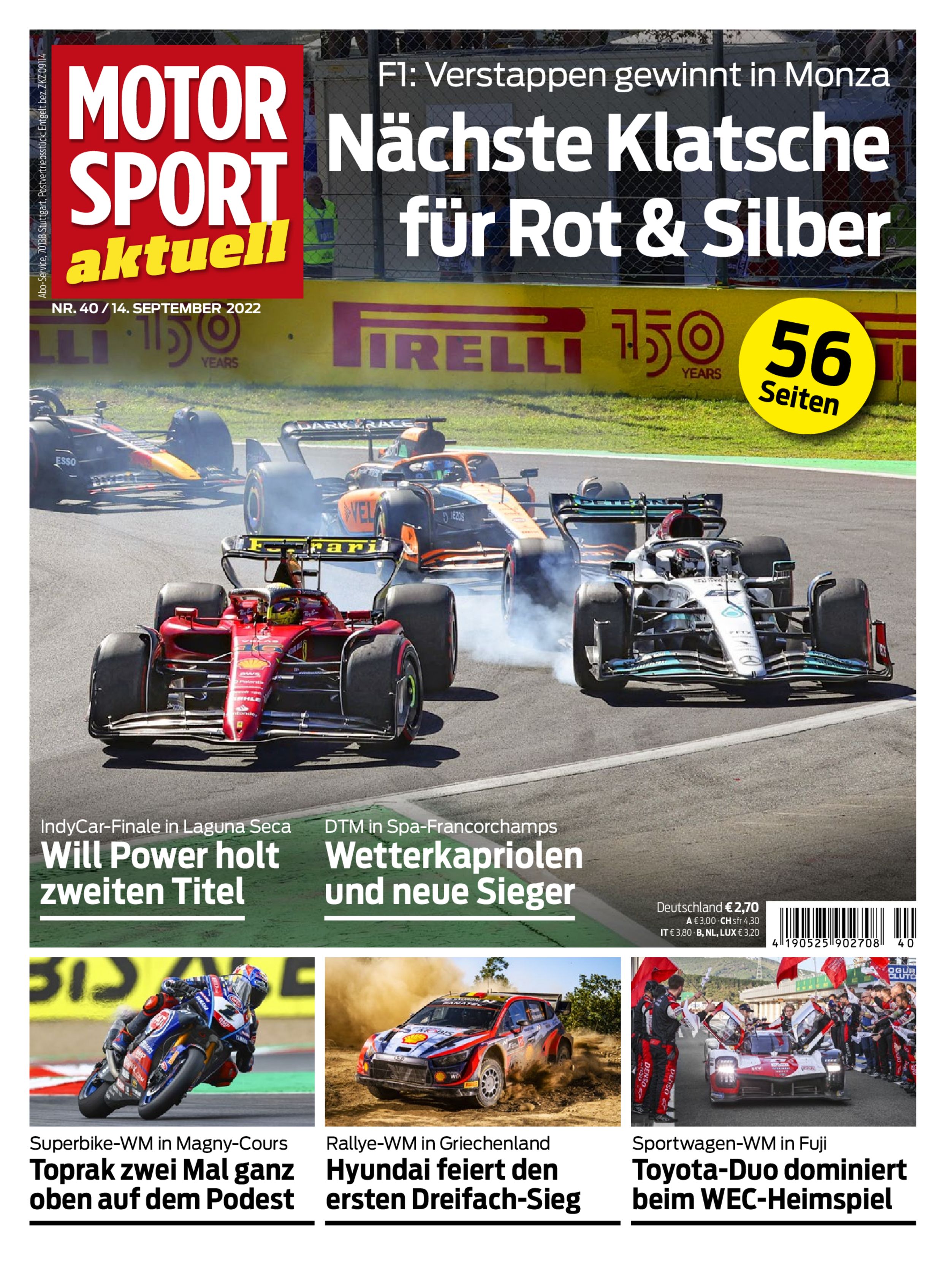 MOTORSPORT aktuell ePaper 40/2022