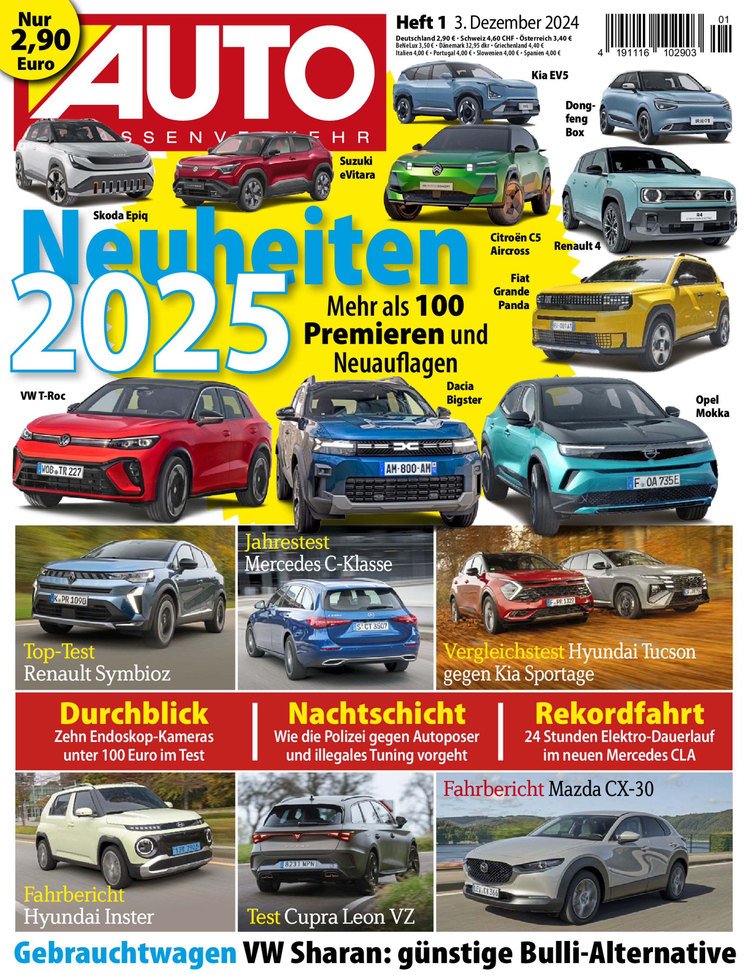 AUTO Stra&szlig;enverkehr 01/2025