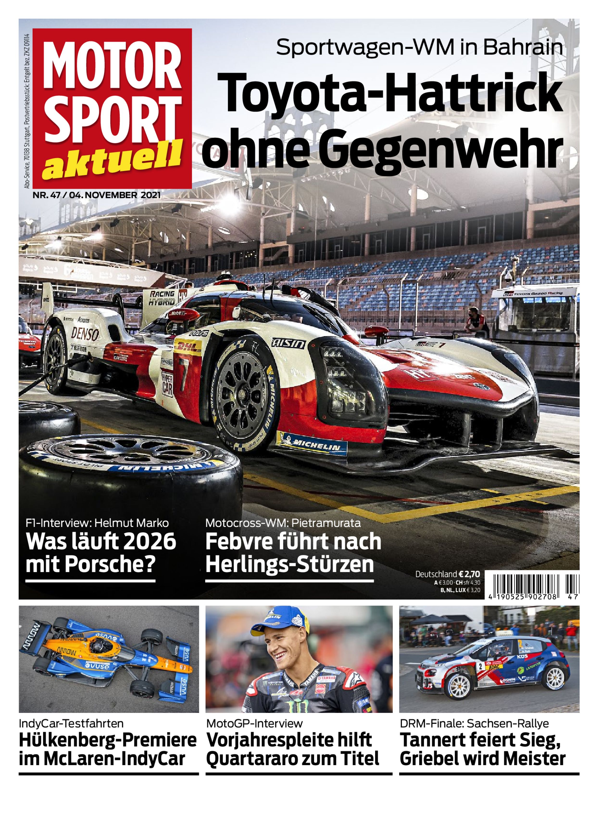 MOTORSPORT aktuell ePaper 47/2021