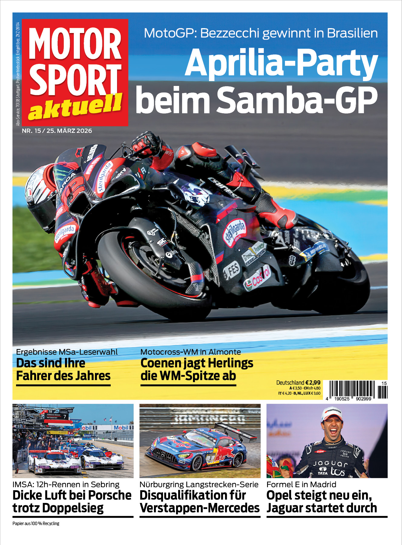 MOTORSPORT aktuell ePaper 15/2026
