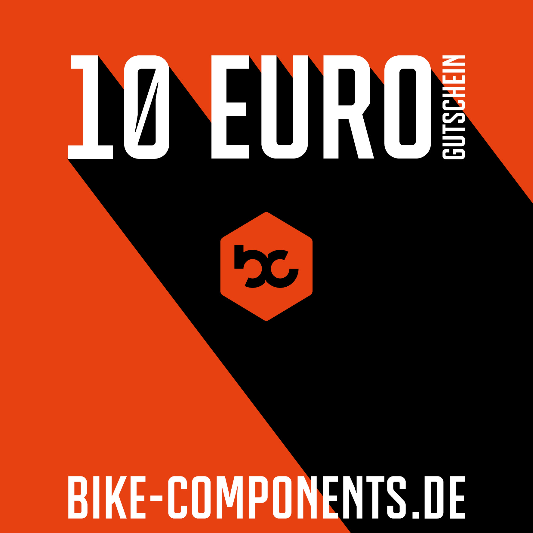 10,- &euro; BikeComponents-Gutschein Digital