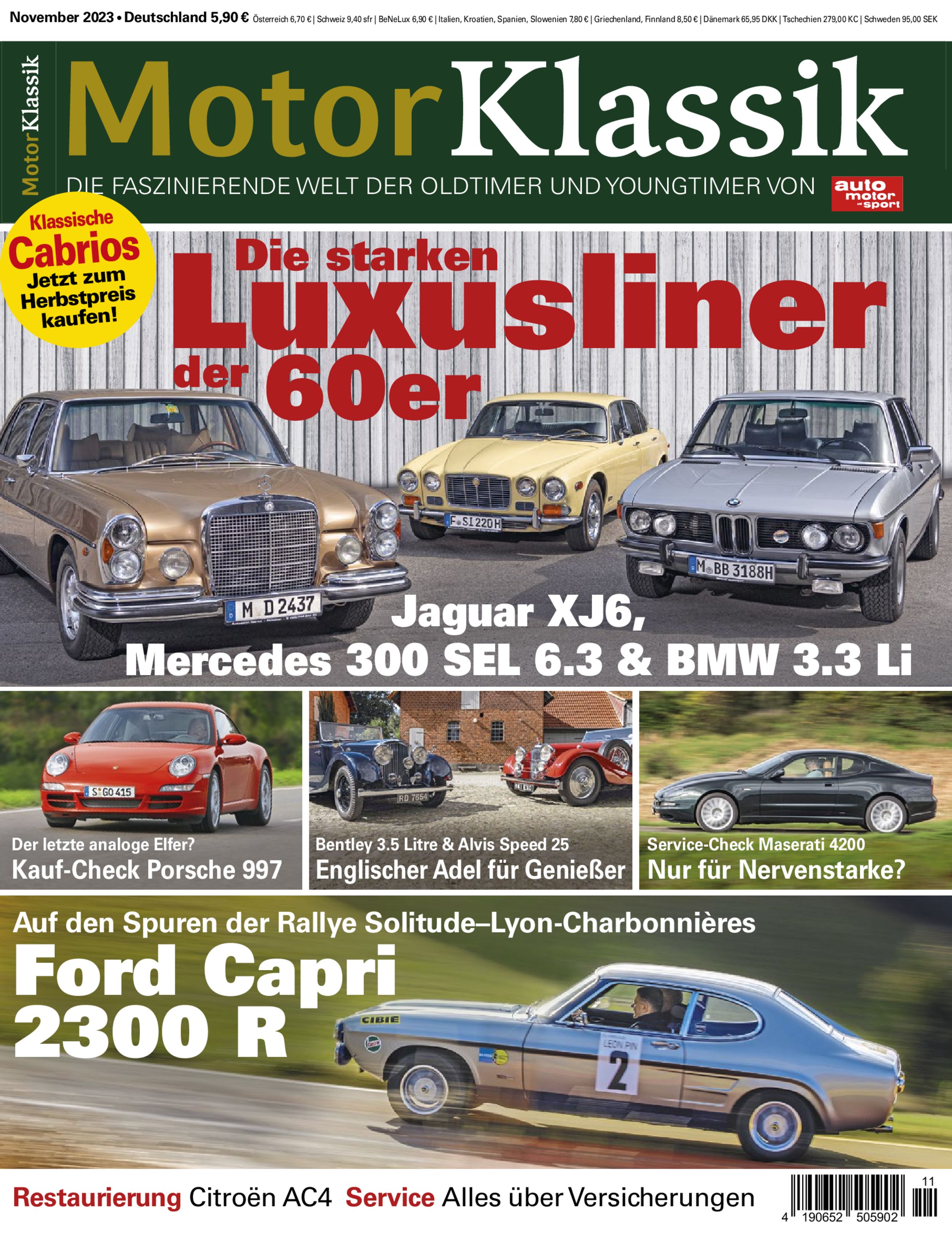 Motor Klassik ePaper 11/2023