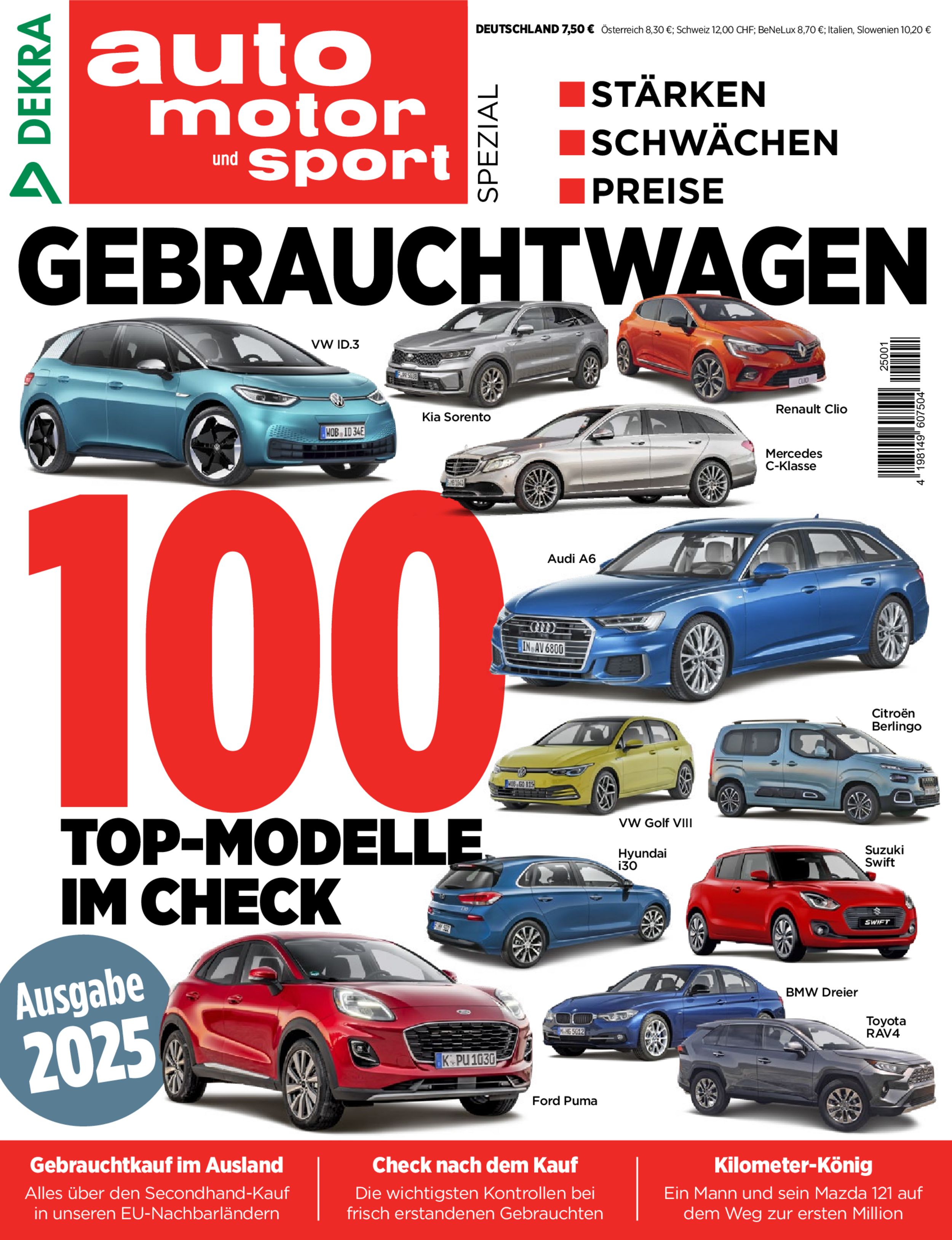 auto motor und sport Spezial Gebrauchtwagen 01/2025