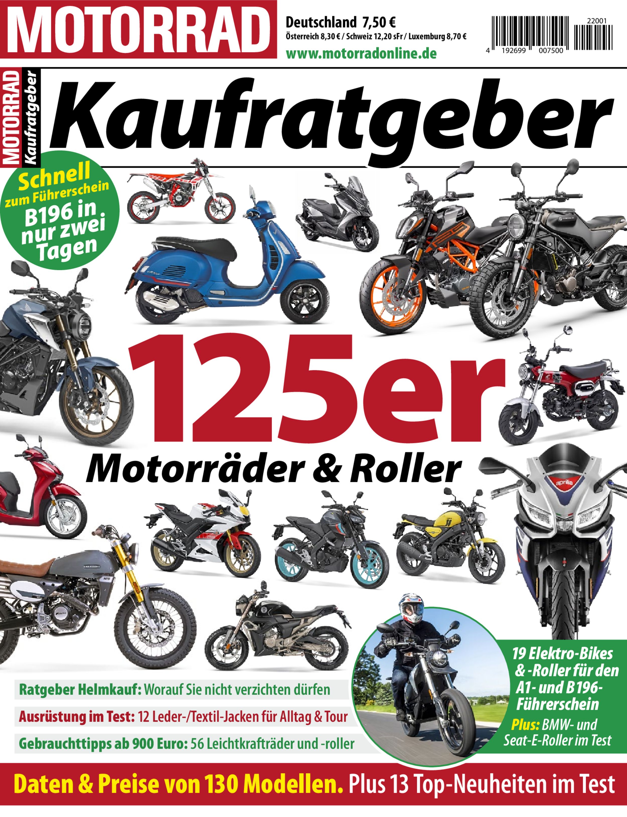 MOTORRAD Kaufratgeber ePaper 01/2022