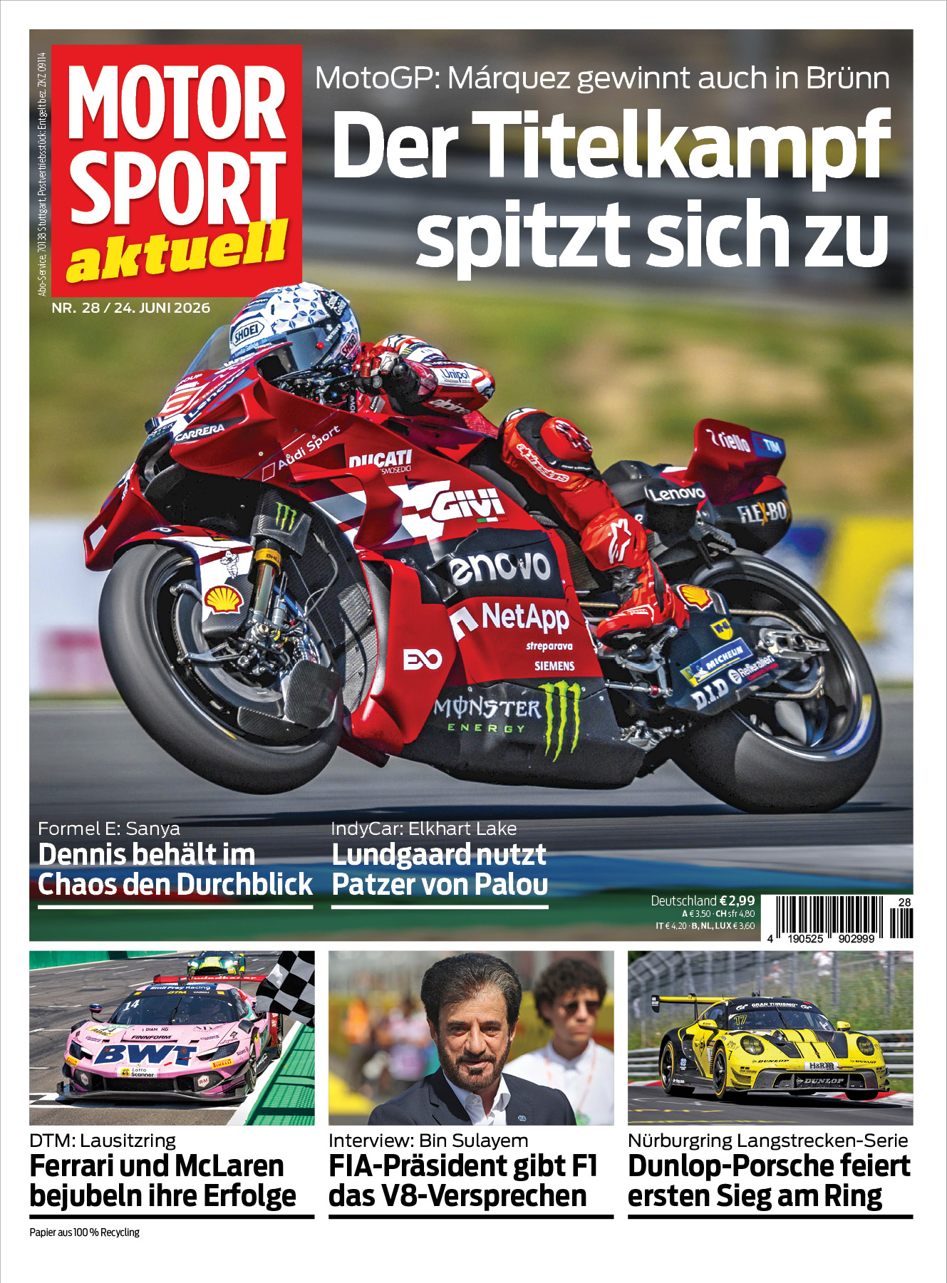MOTORSPORT aktuell 28/2026