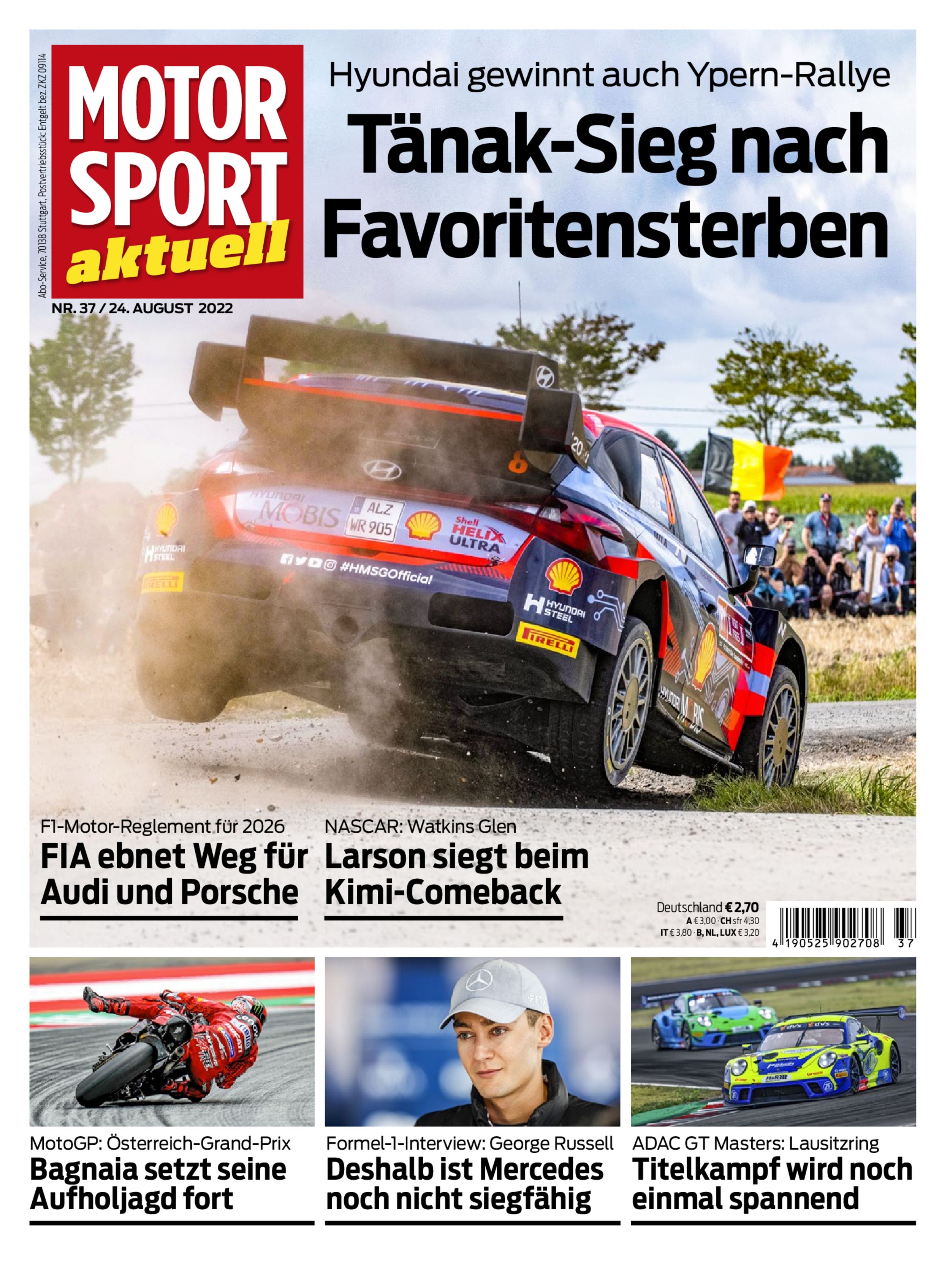 MOTORSPORT aktuell ePaper 37/2022