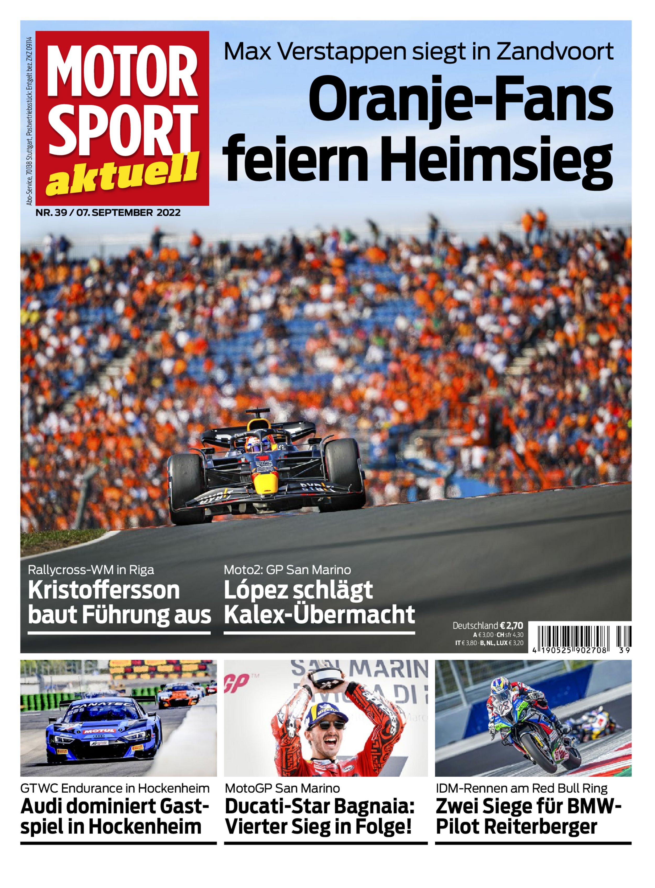 MOTORSPORT aktuell ePaper 39/2022