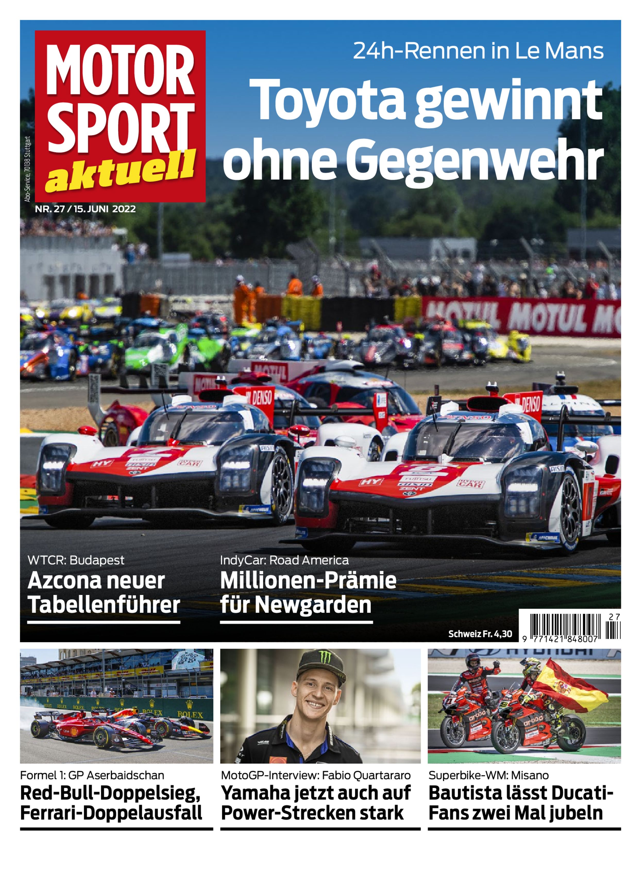 MOTORSPORT aktuell ePaper 27/2022