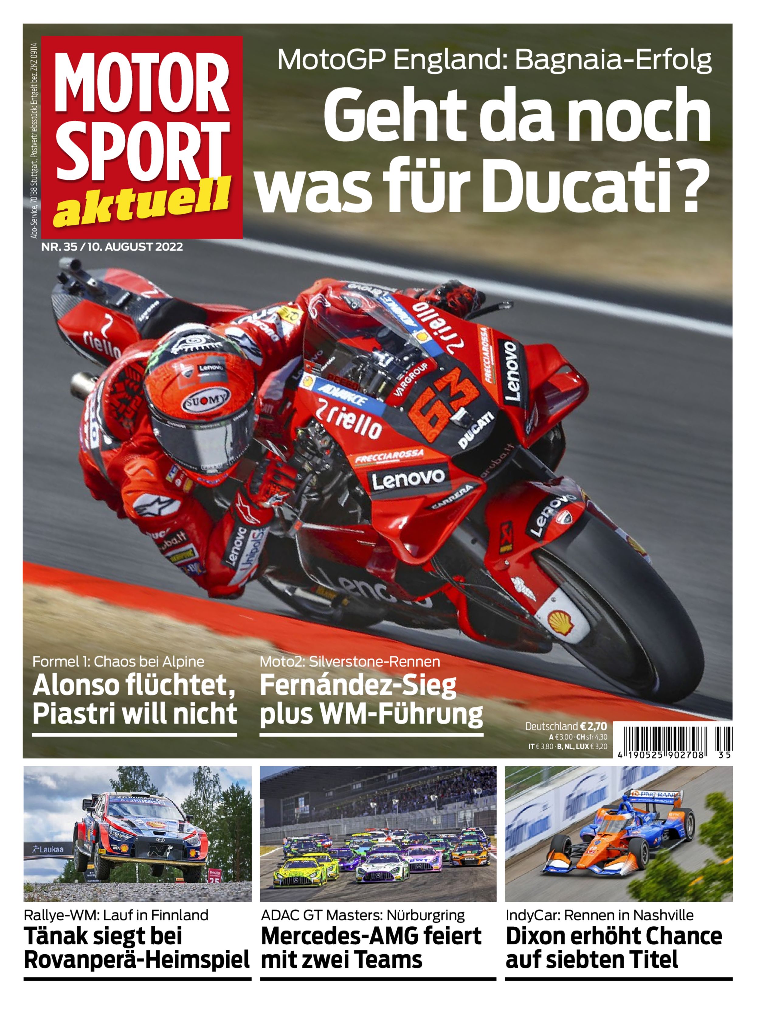 MOTORSPORT aktuell ePaper 35/2022