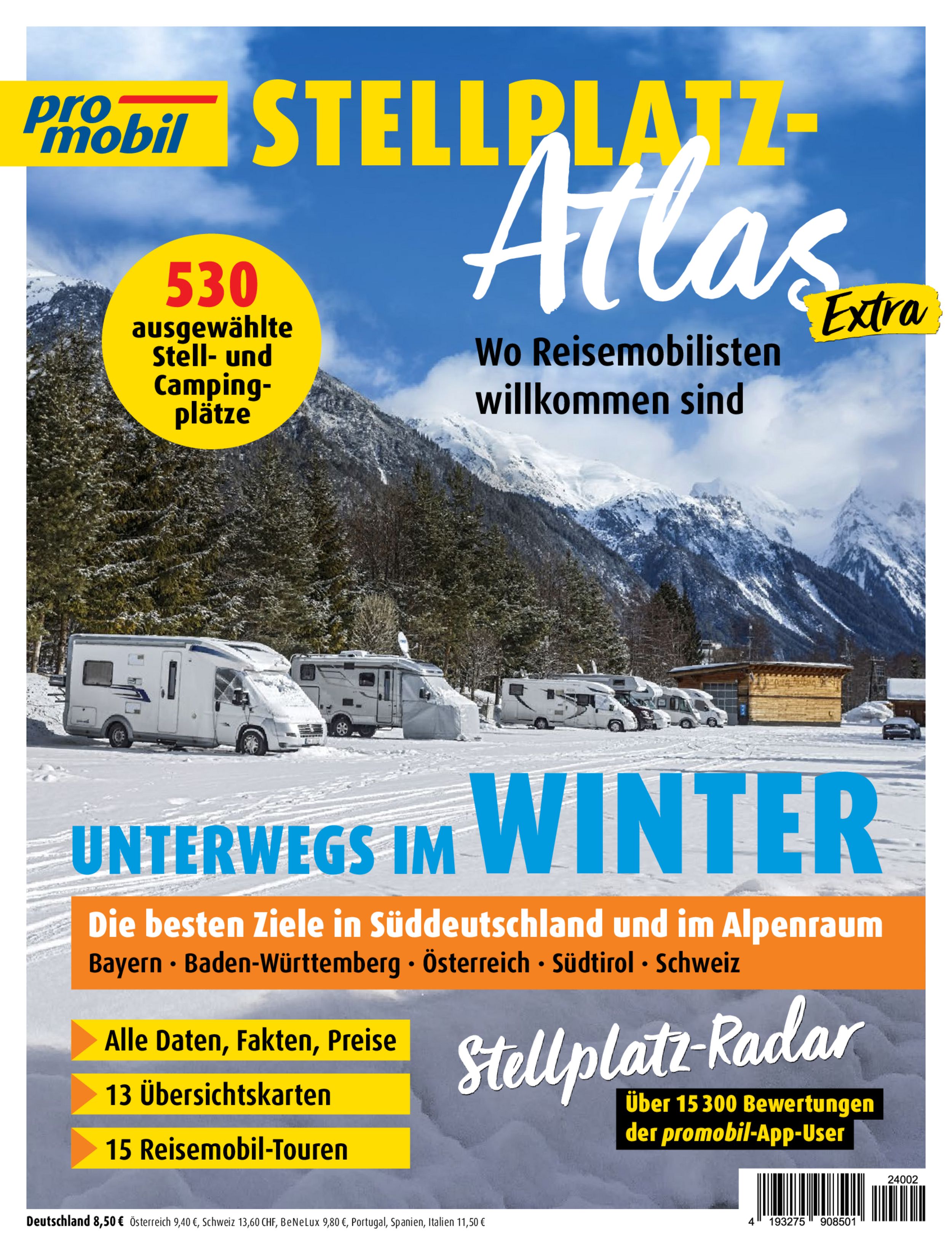 promobil Stellplatz Atlas ePaper 02/2024
