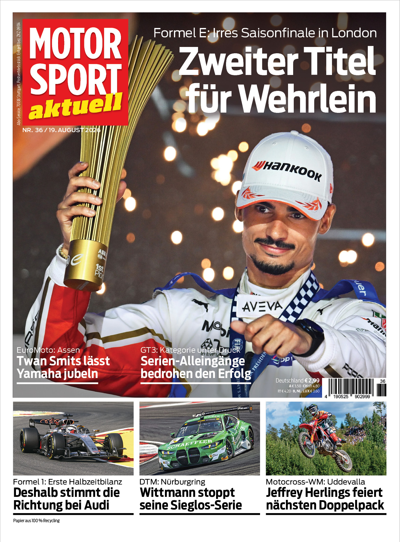 MOTORSPORT aktuell E-Paper, Vorteils-Abo E-Paper (50 Ausgaben)