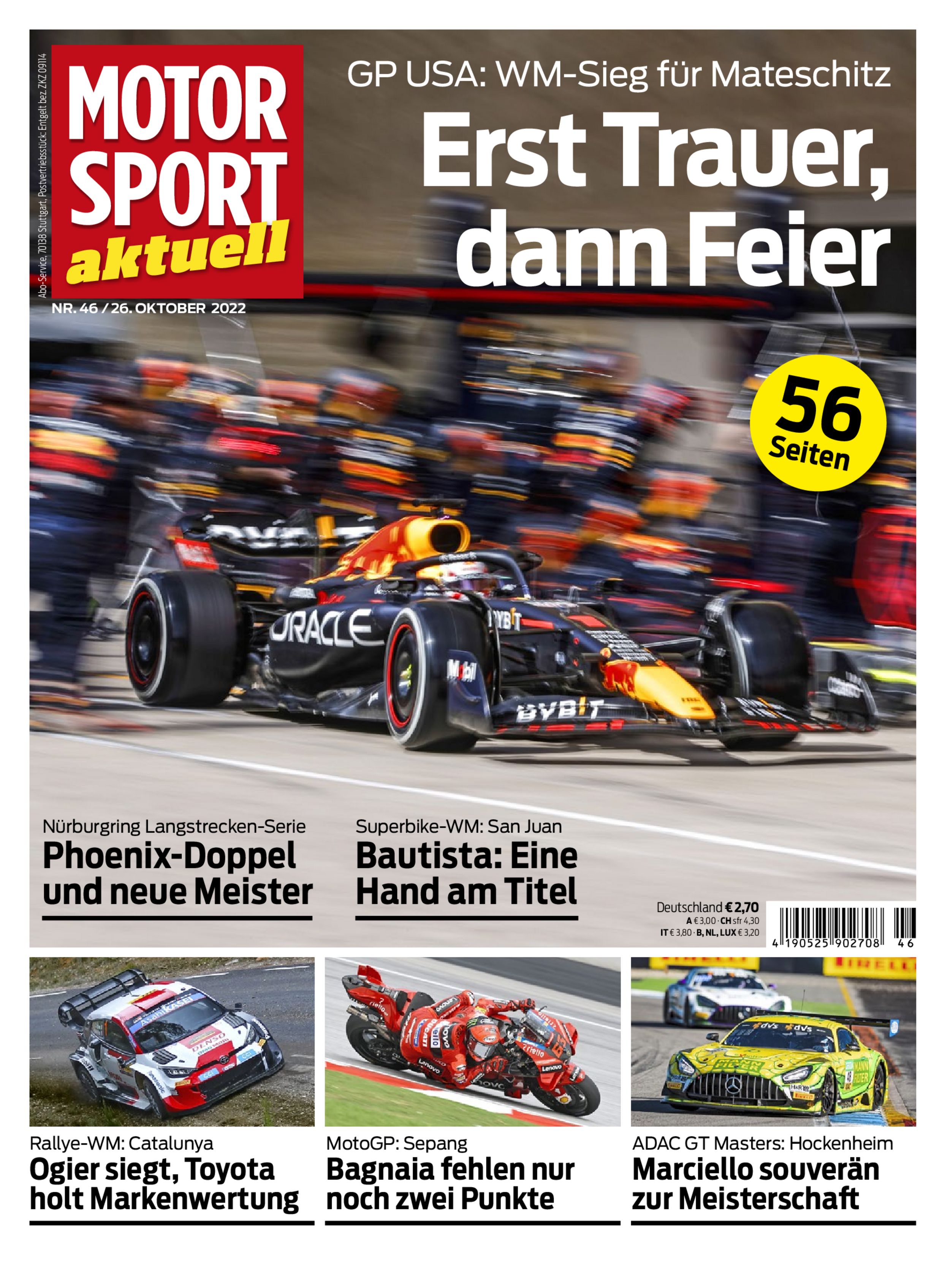 MOTORSPORT aktuell ePaper 46/2022