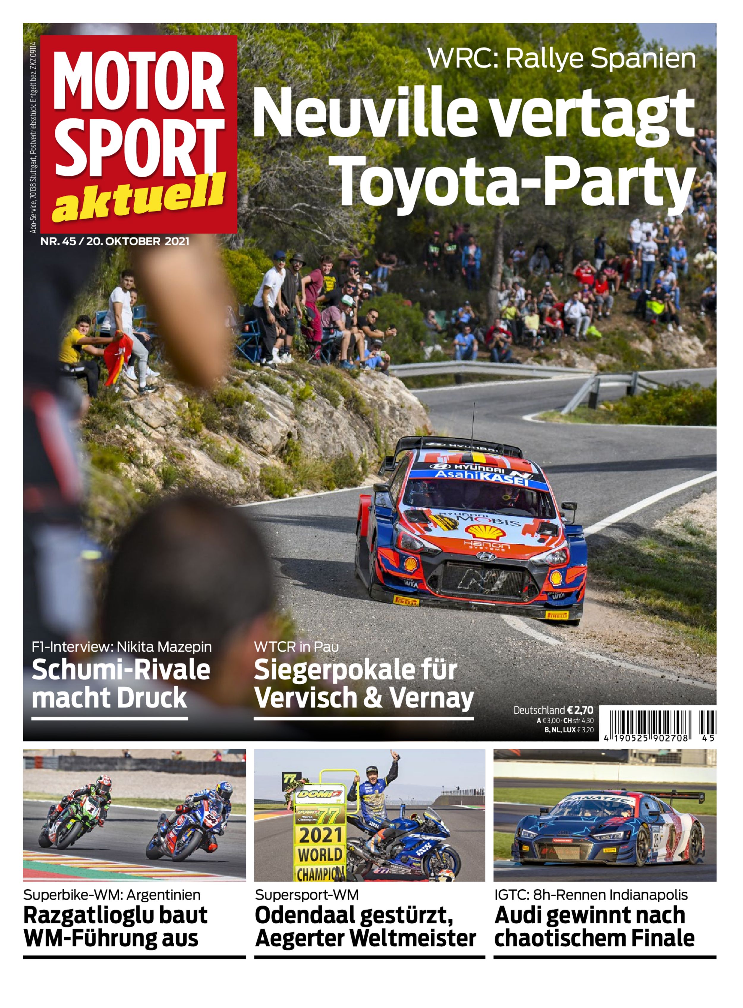 MOTORSPORT aktuell ePaper 45/2021