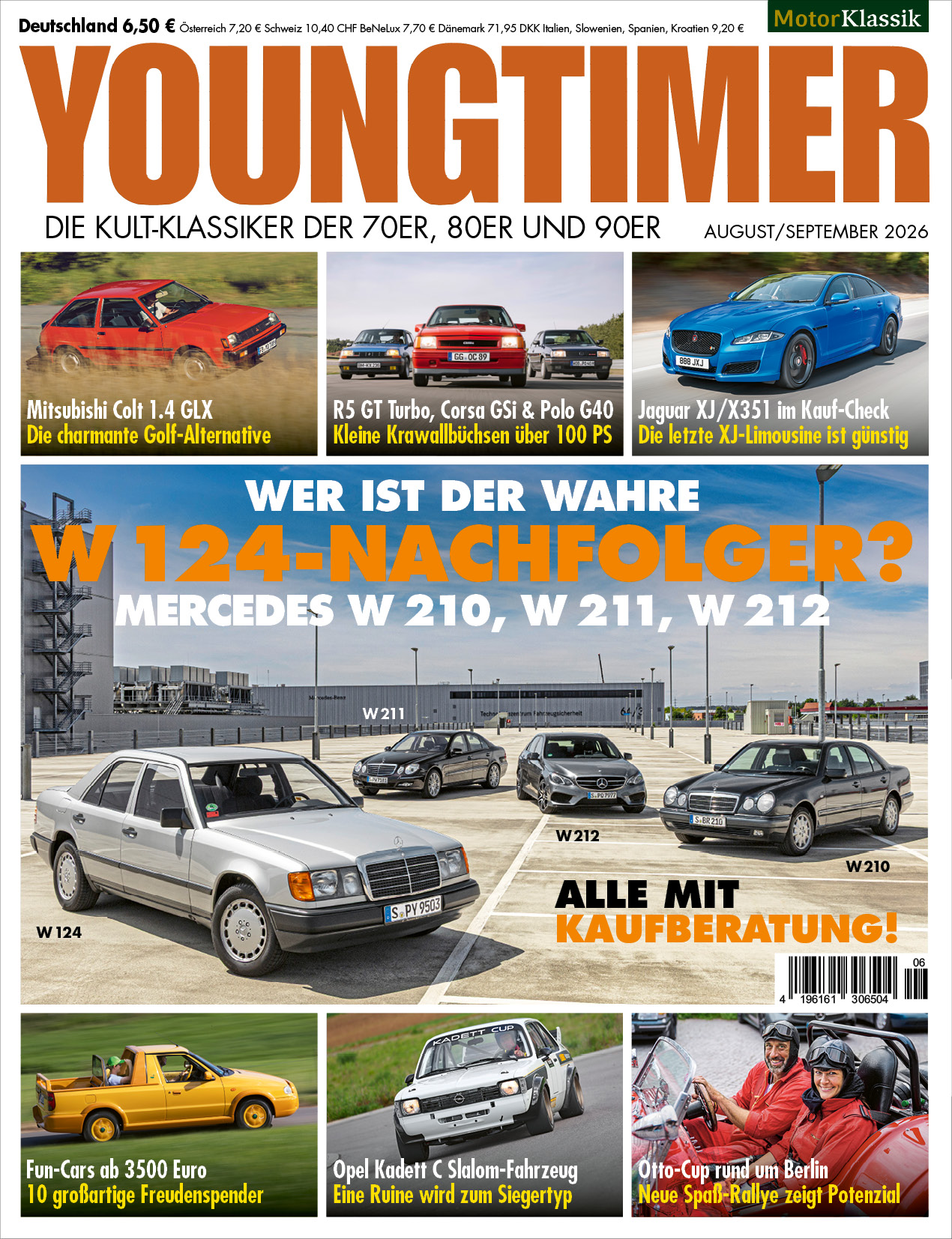 YOUNGTIMER Kombi-Abo, Print + E-Paper (8 Ausgaben)