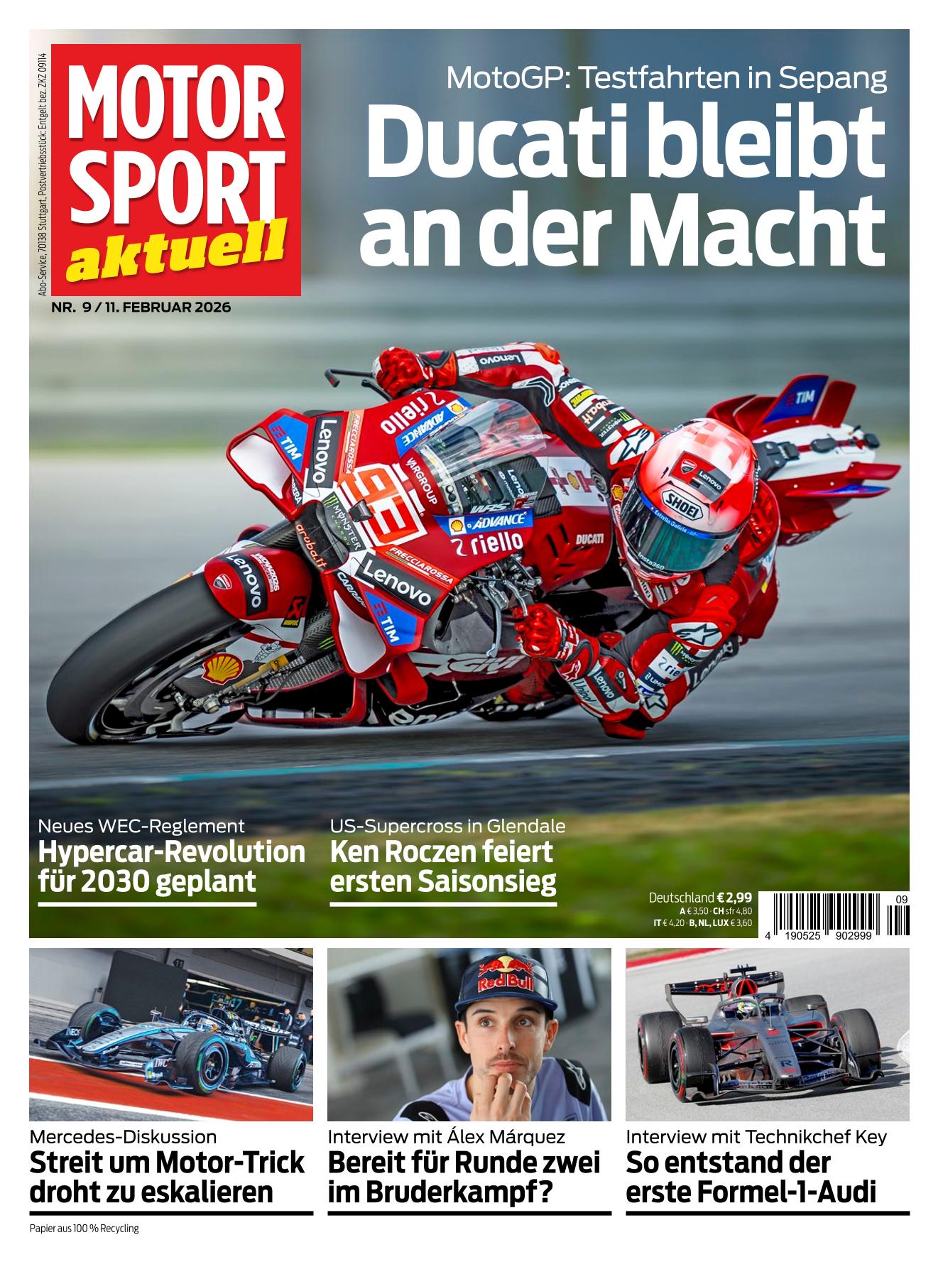 MOTORSPORT aktuell ePaper 09/2026