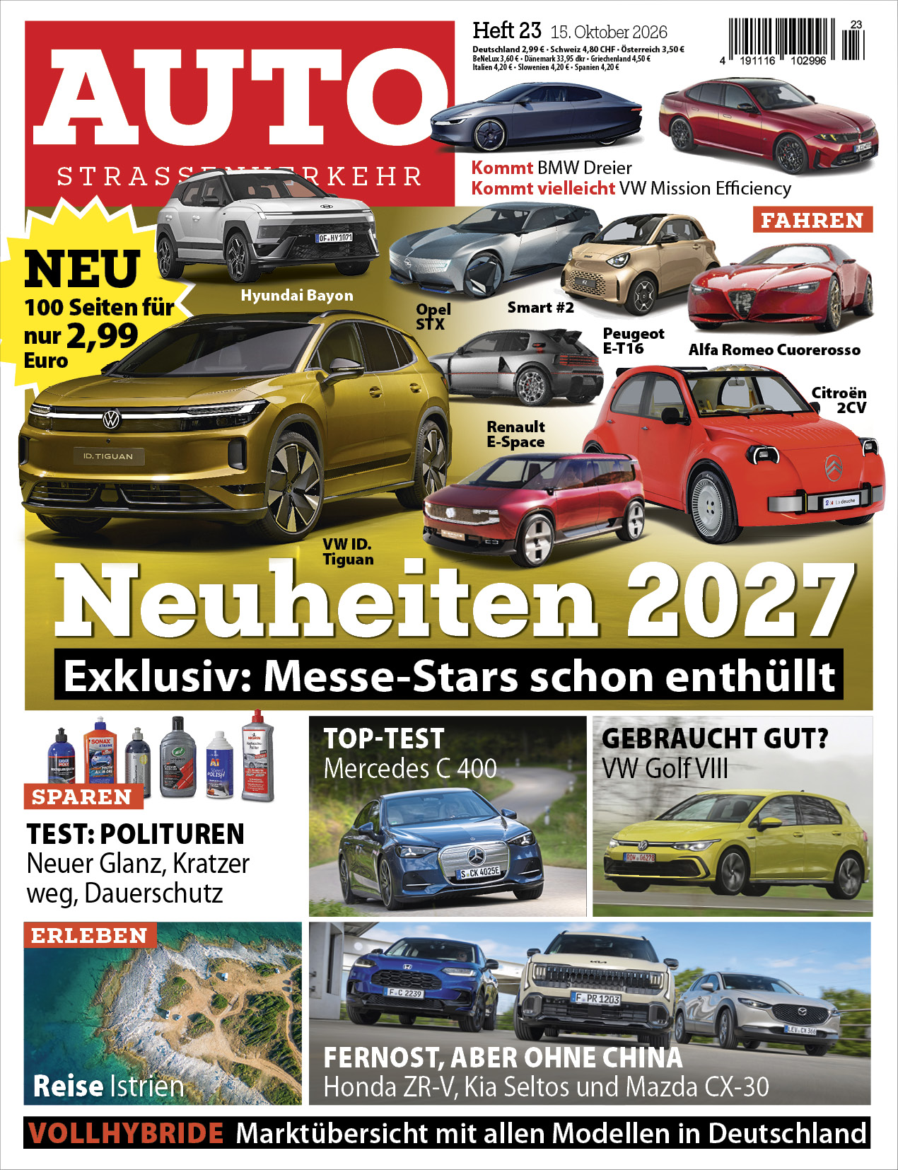 AUTO Stra&szlig;enverkehr-Wunschabo