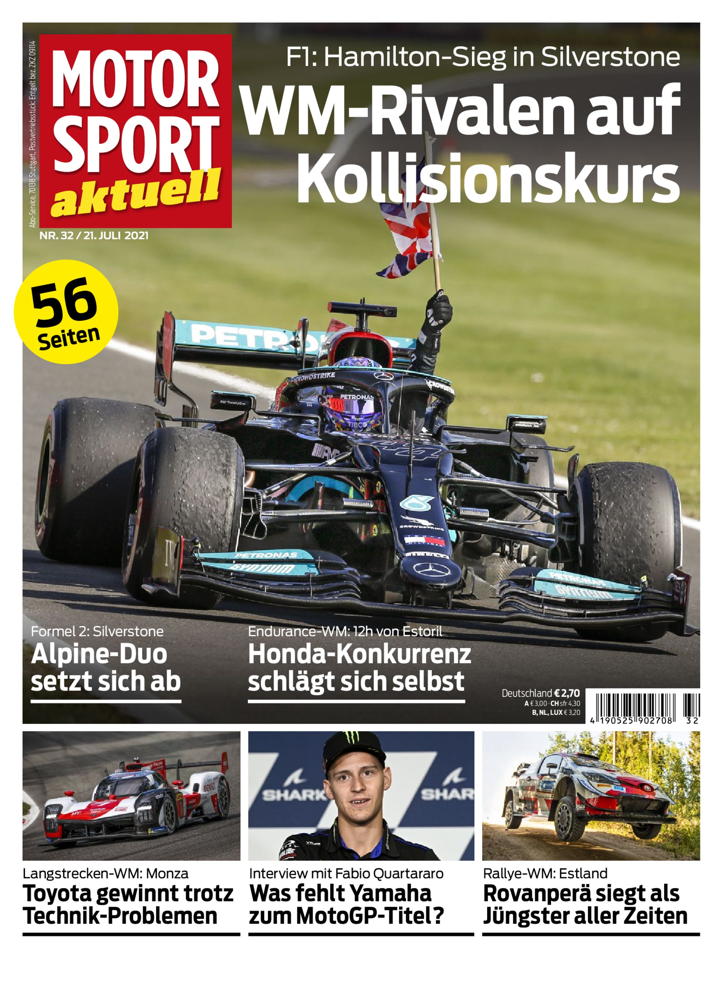 MOTORSPORT aktuell ePaper 32/2021