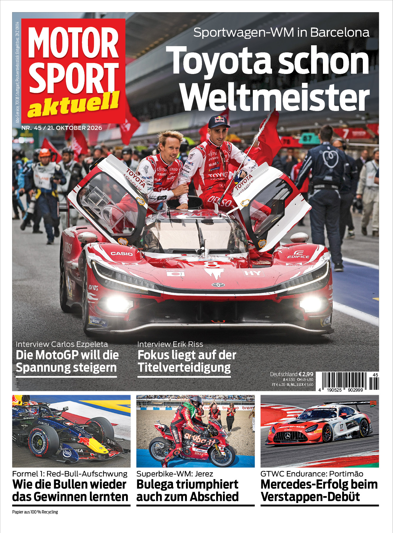 MOTORSPORT aktuell 45/2026