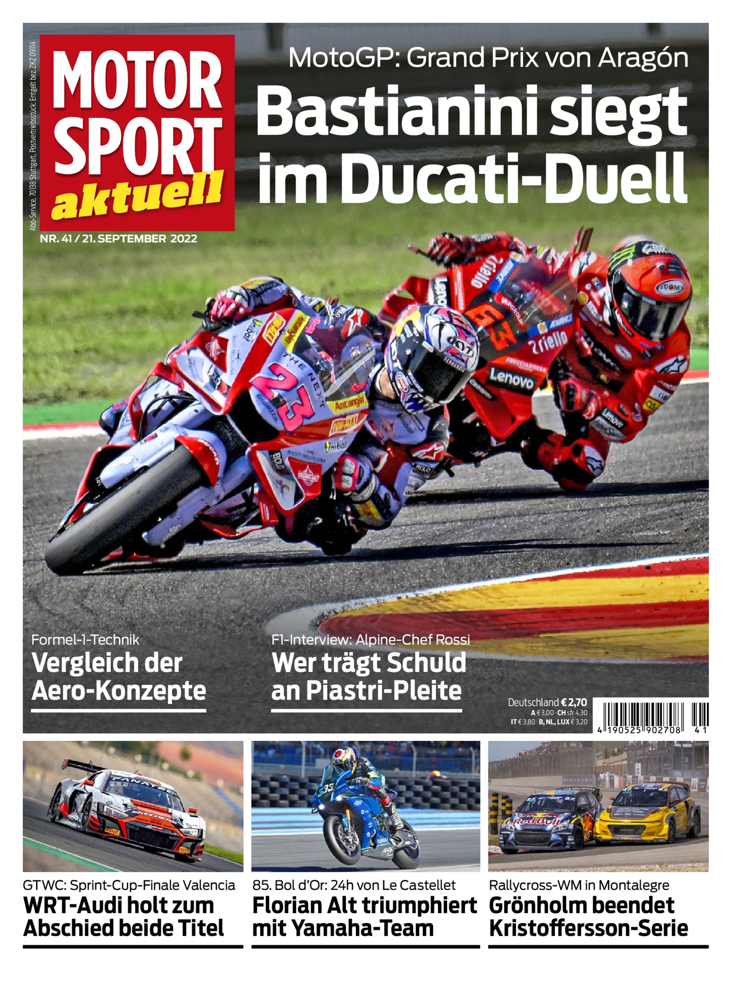 MOTORSPORT aktuell ePaper 41/2022