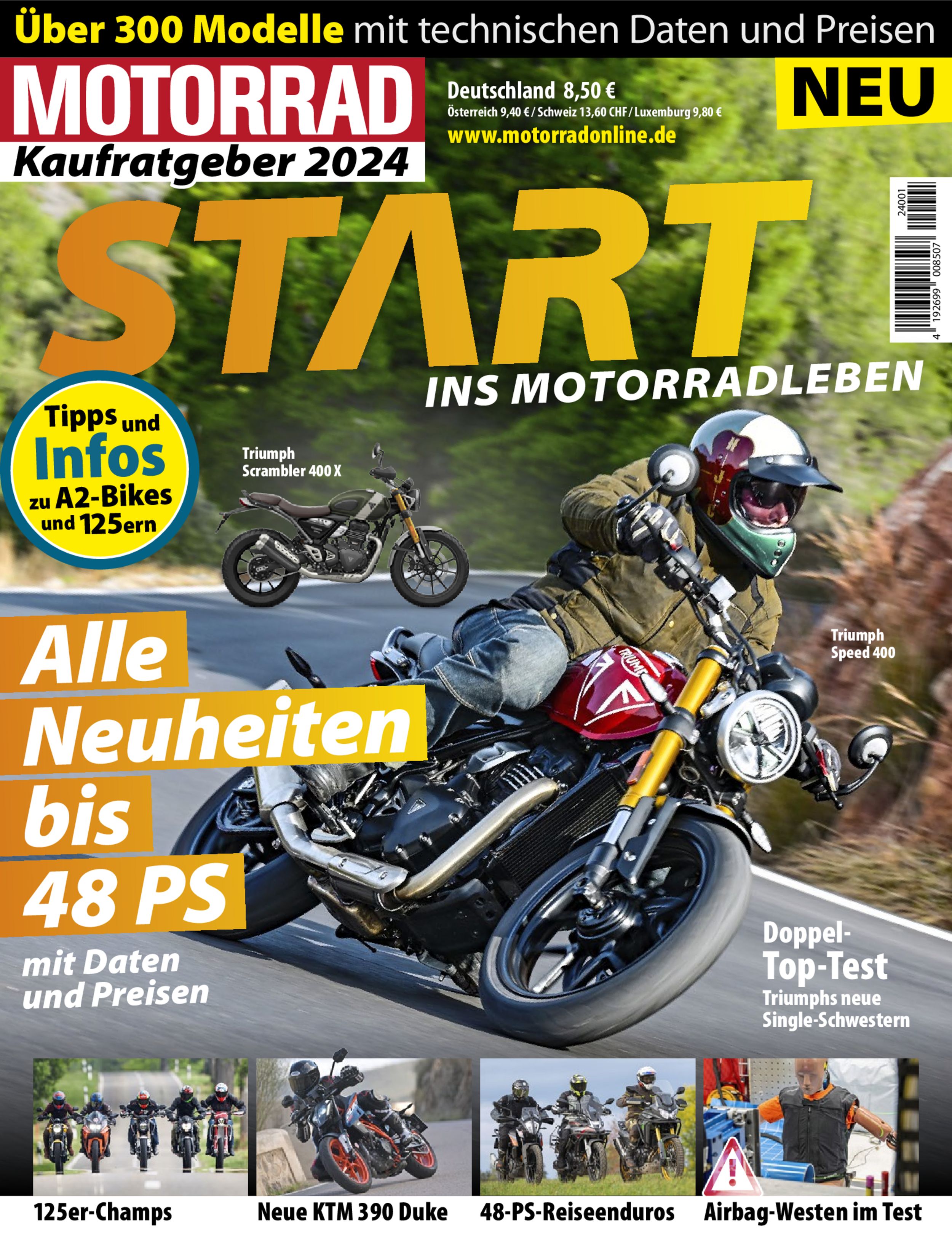 MOTORRAD Kaufratgeber ePaper 01/2024