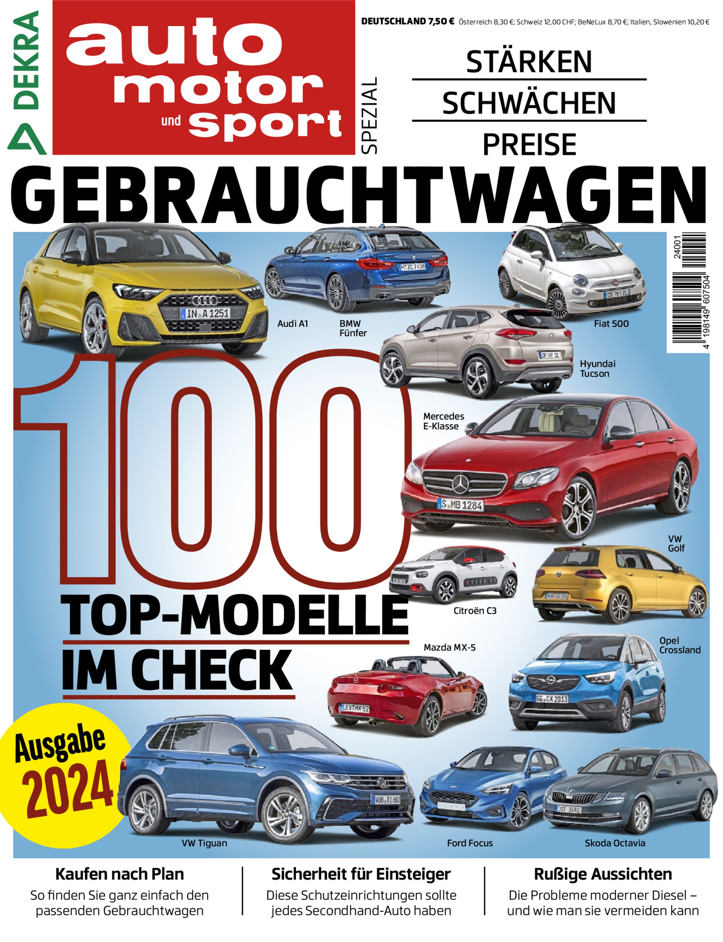 auto motor und sport Spezial Gebrauchtwagen 01/2024