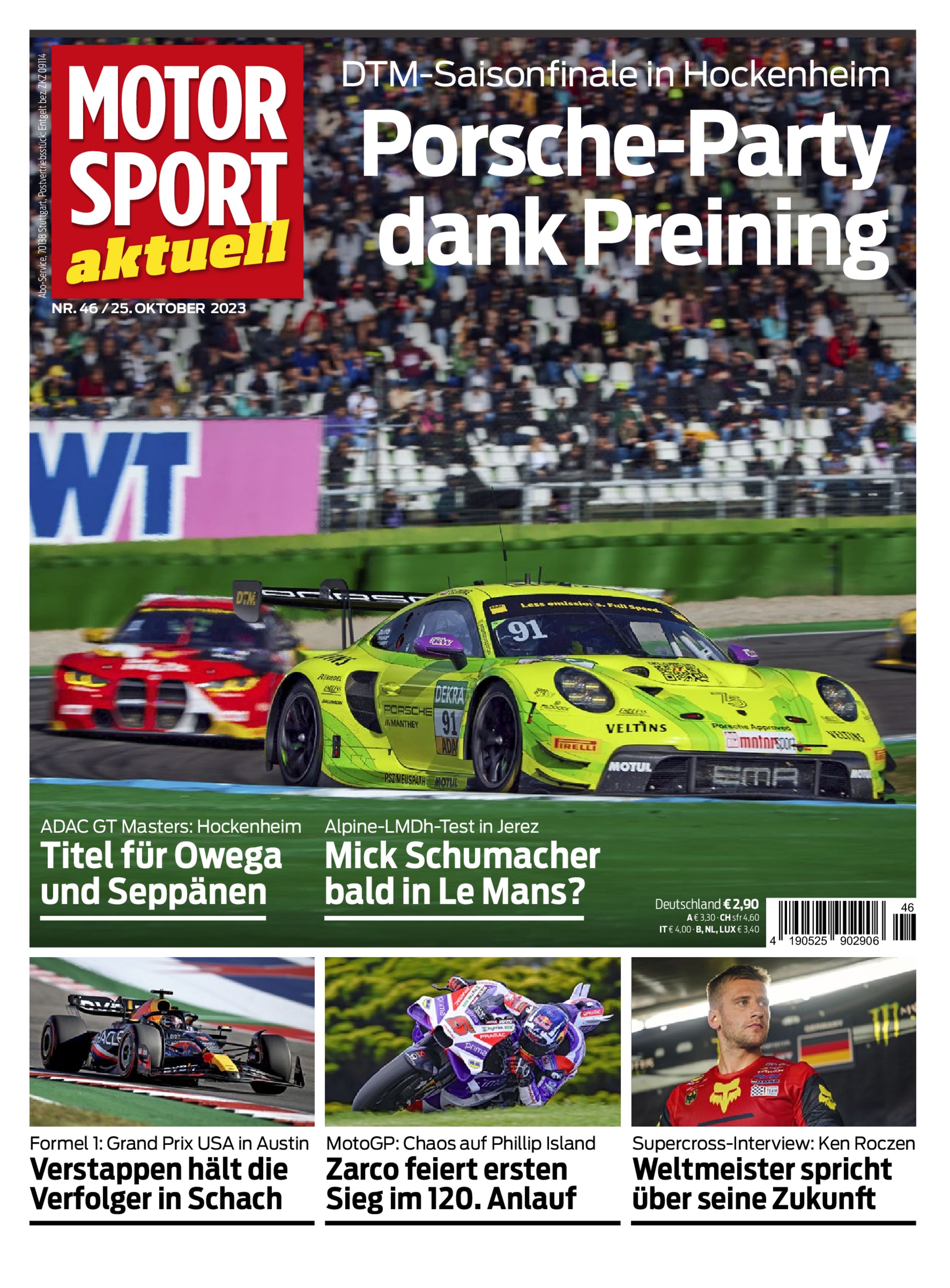 MOTORSPORT aktuell ePaper 46/2023