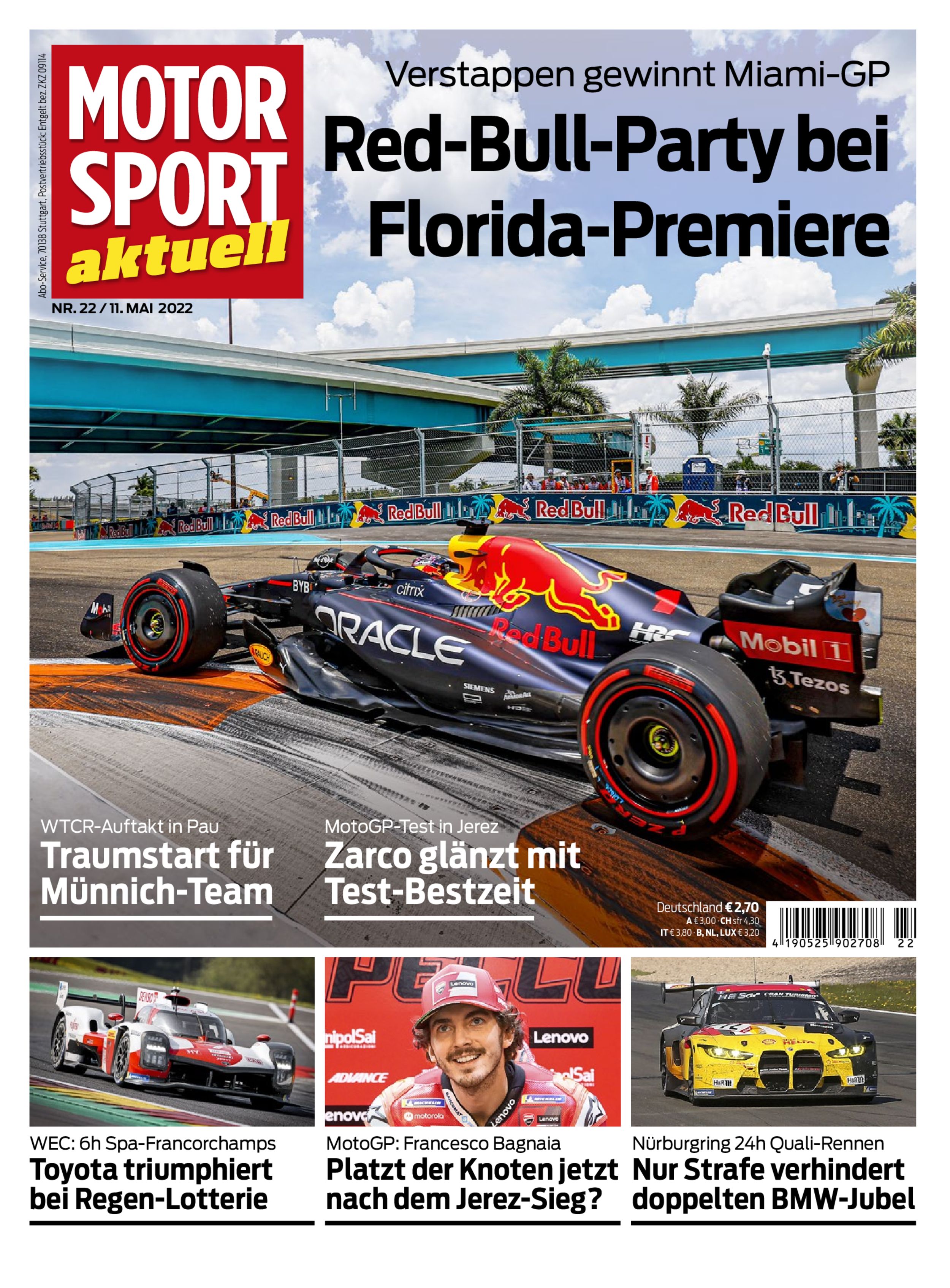 MOTORSPORT aktuell ePaper 22/2022