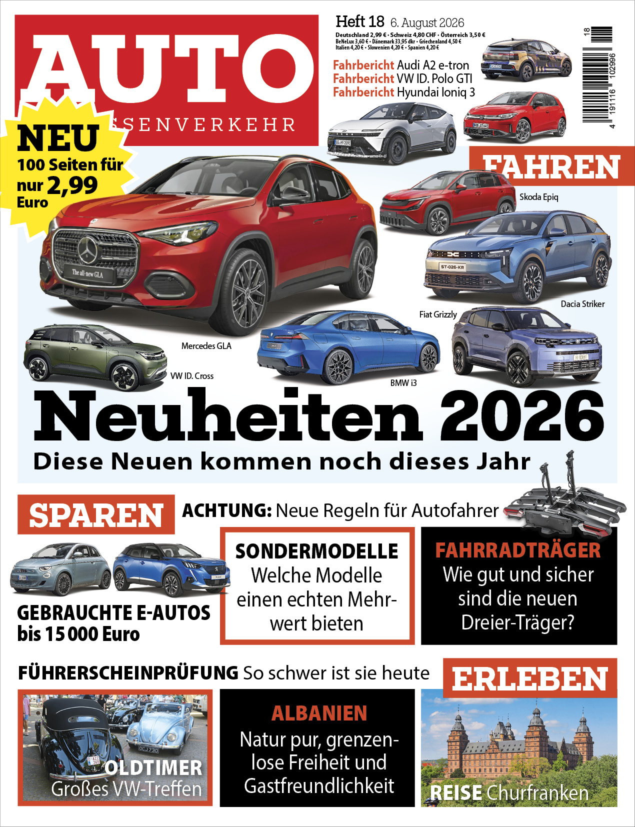 AUTO Stra&szlig;enverkehr-Wunschabo