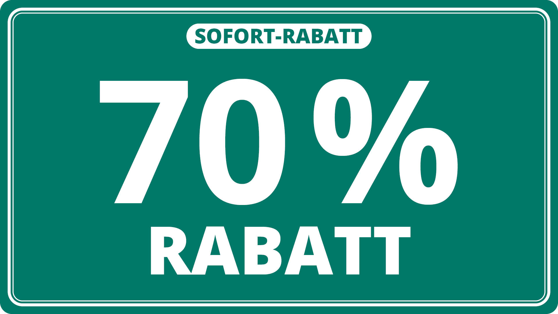 70 % Sofort-Rabatt auf Ihr Abo
