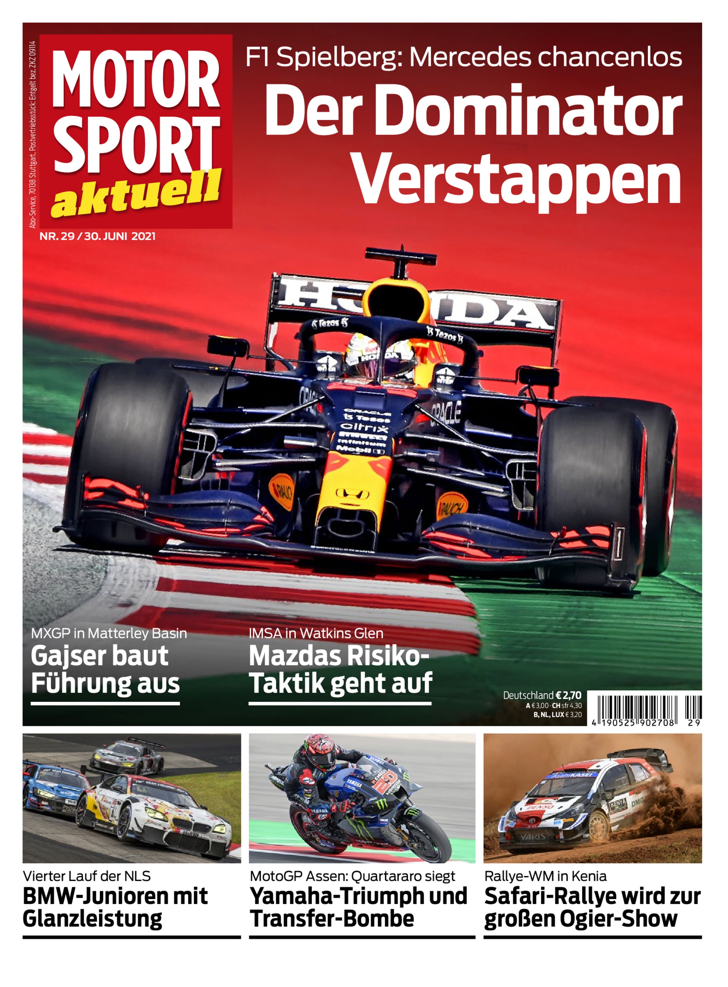 MOTORSPORT aktuell ePaper 29/2021