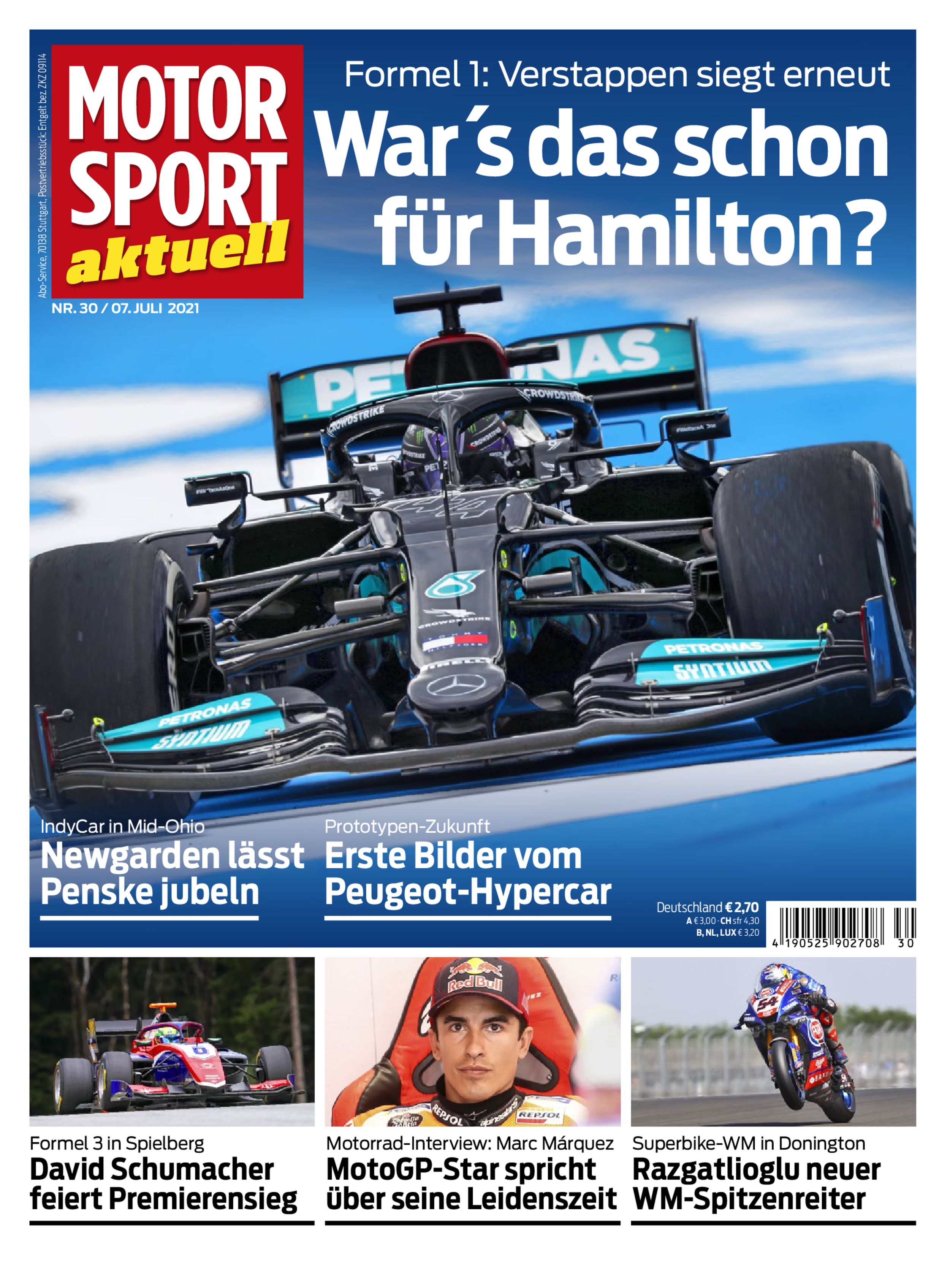 MOTORSPORT aktuell ePaper 30/2021