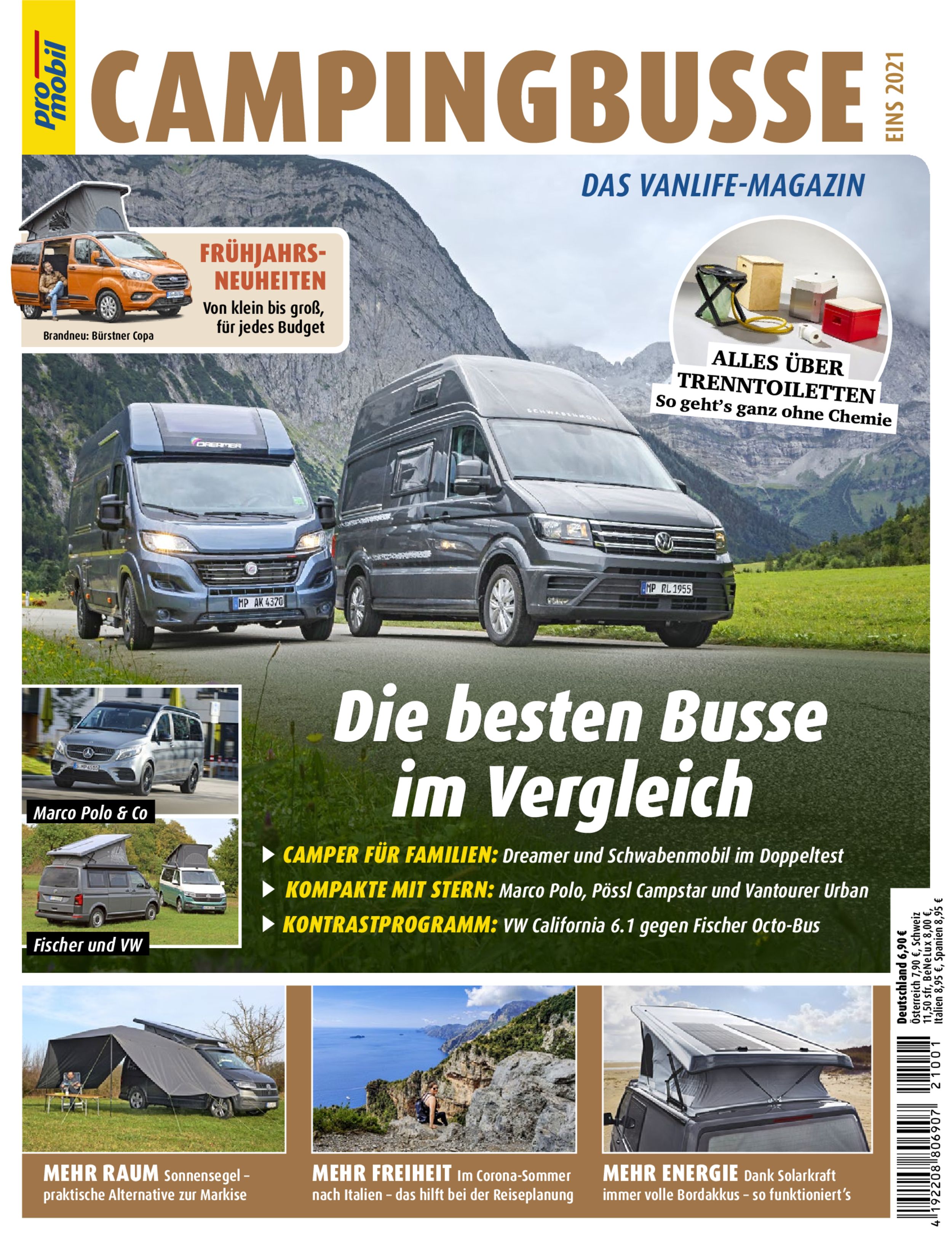 promobil CAMPINGBUSSE ePaper 01/2021