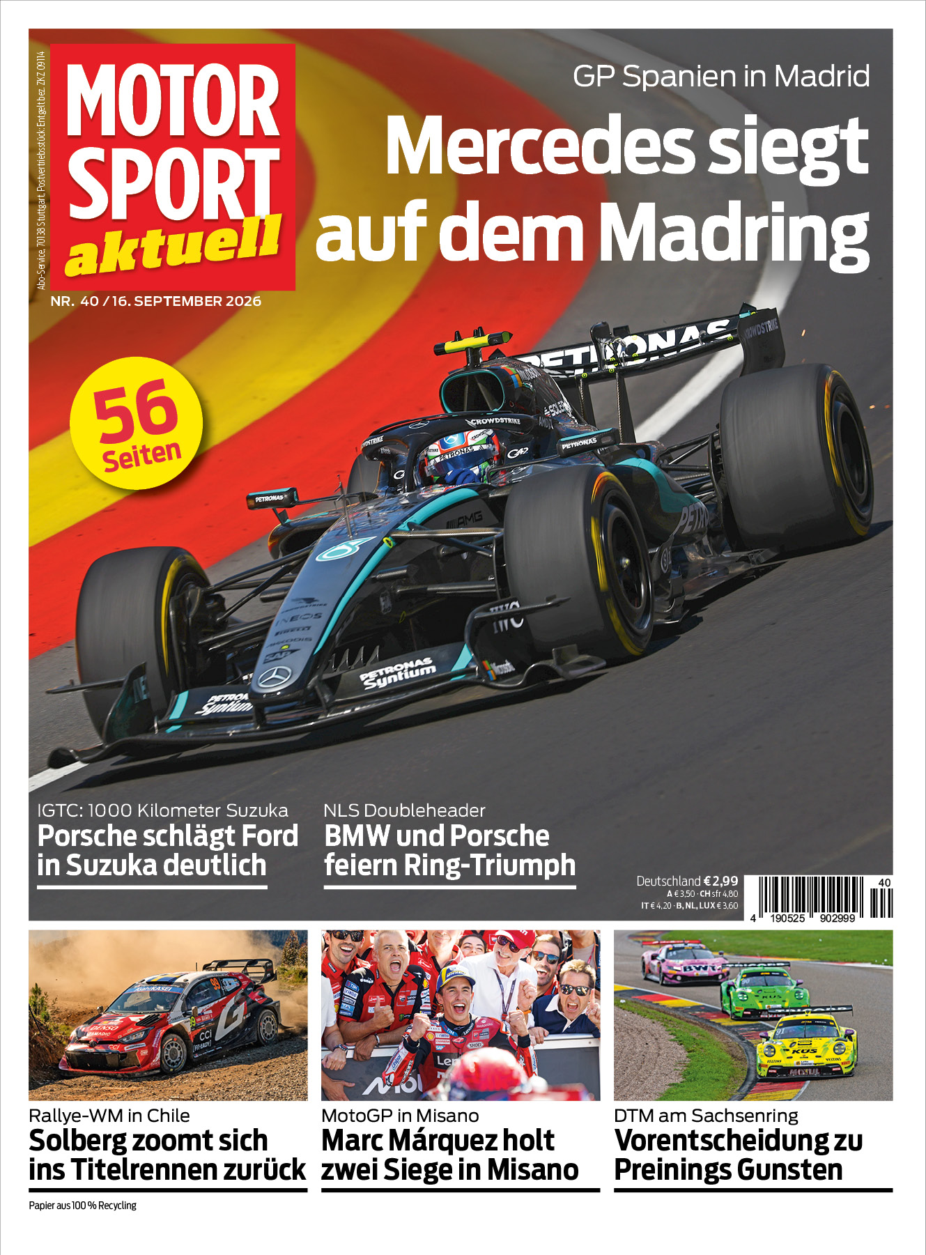 MOTORSPORT aktuell 40/2026