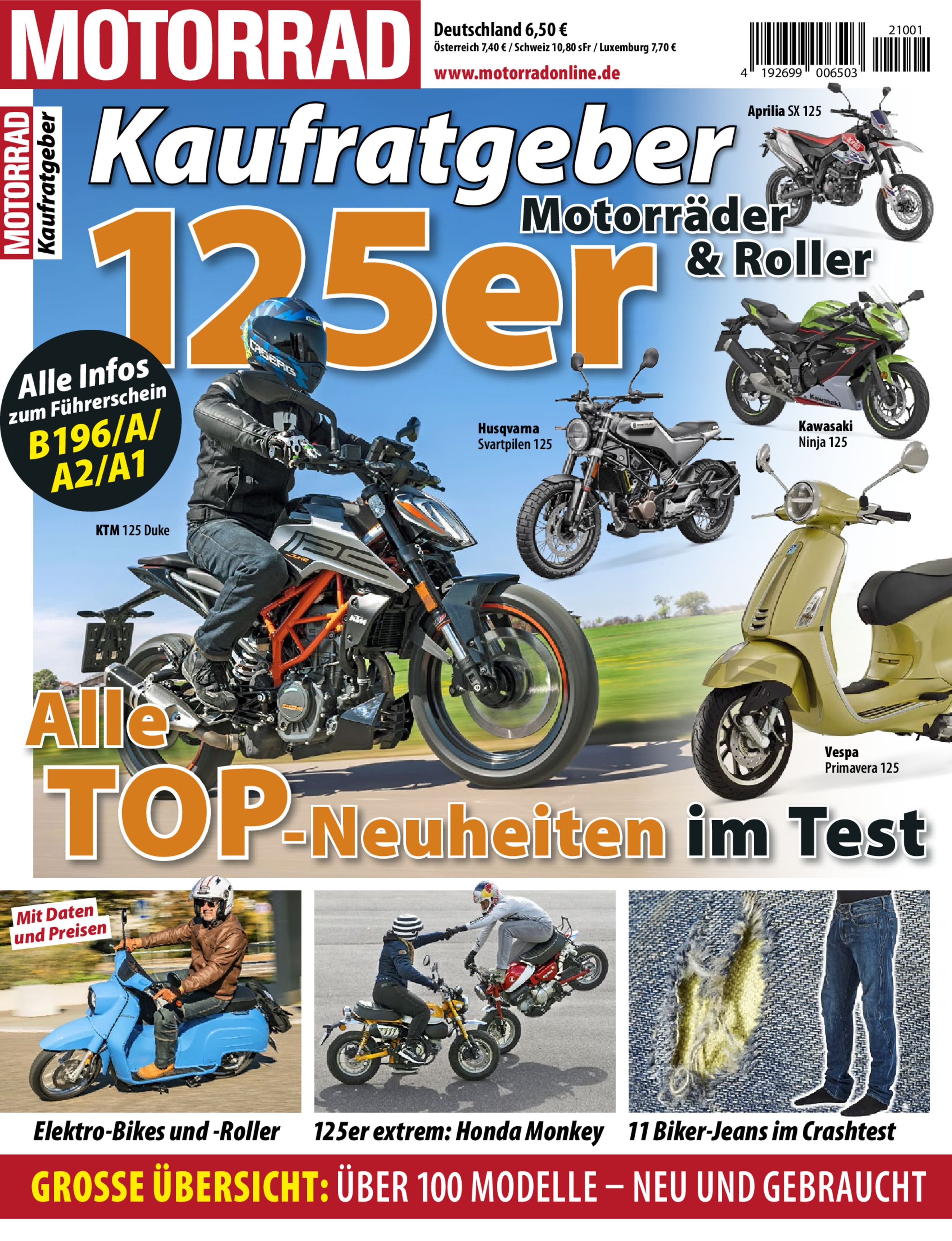 MOTORRAD Kaufratgeber ePaper 01/2021
