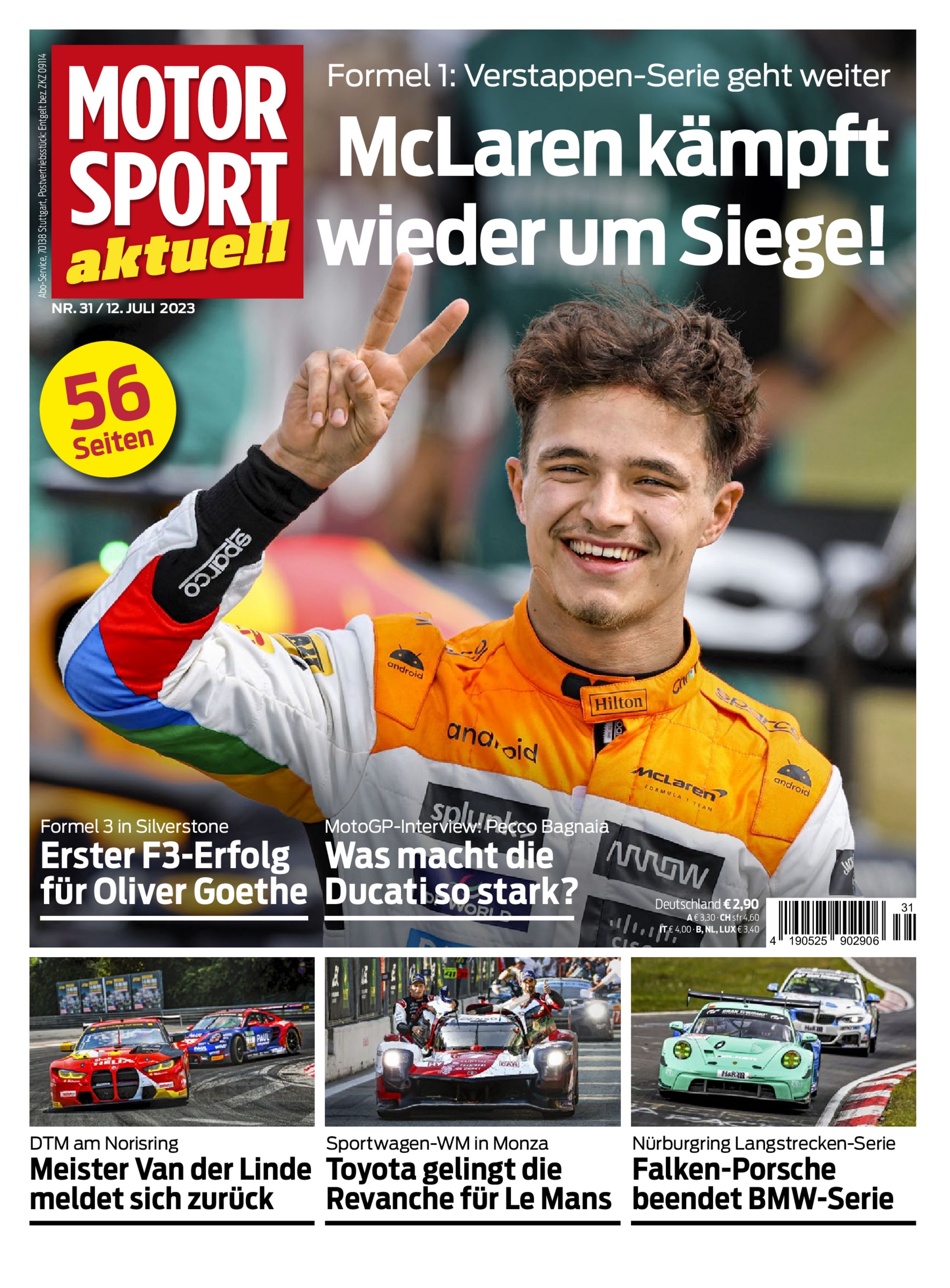 MOTORSPORT aktuell ePaper 31/2023