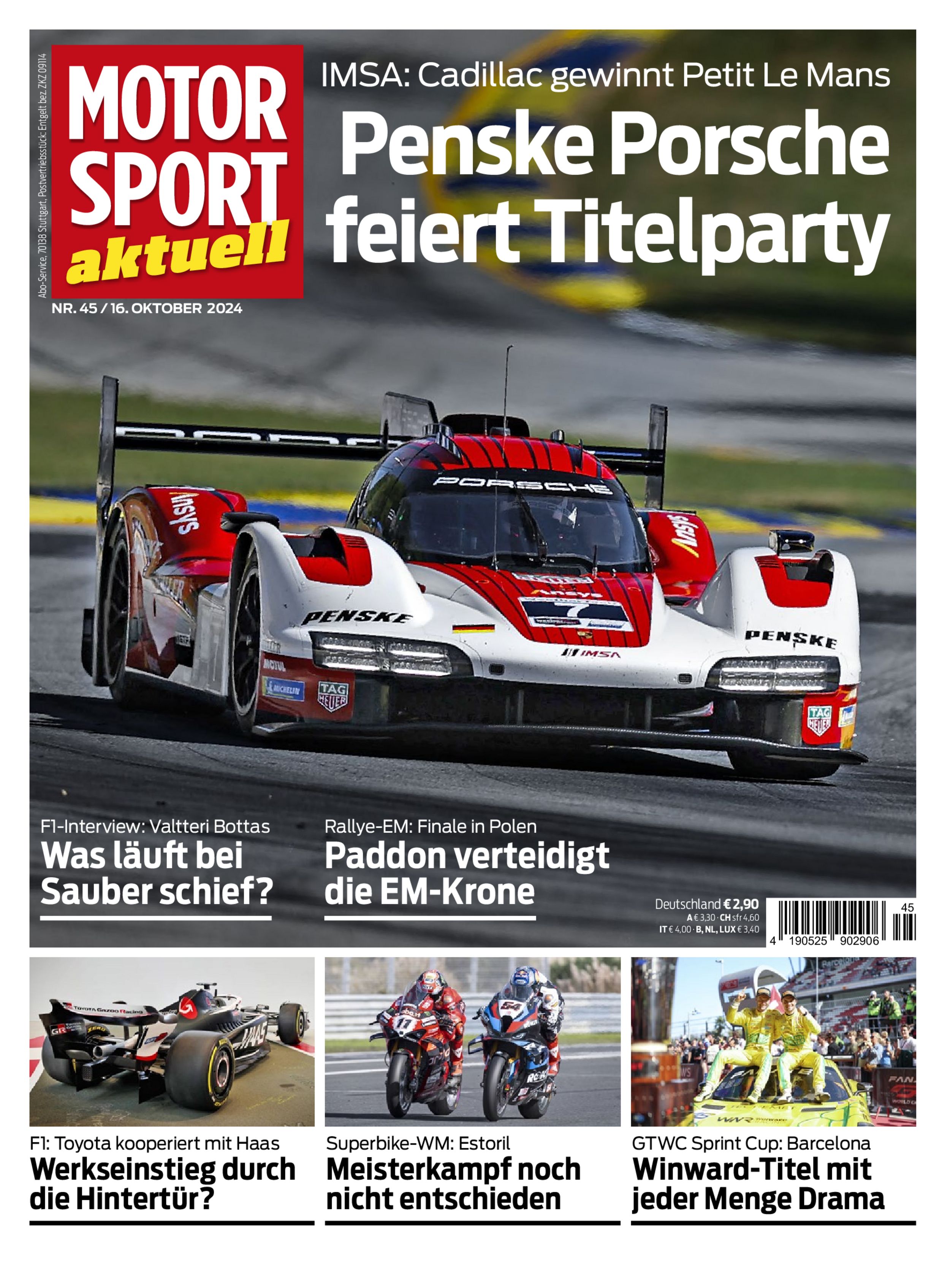 MOTORSPORT aktuell ePaper 45/2024