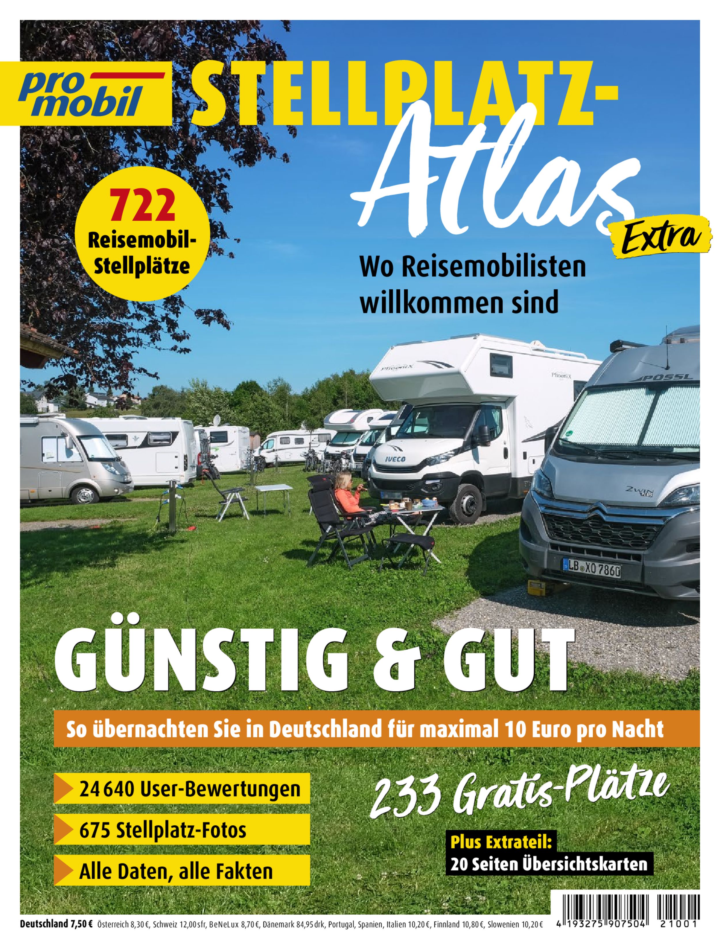 promobil Stellplatz Atlas ePaper 01/2021