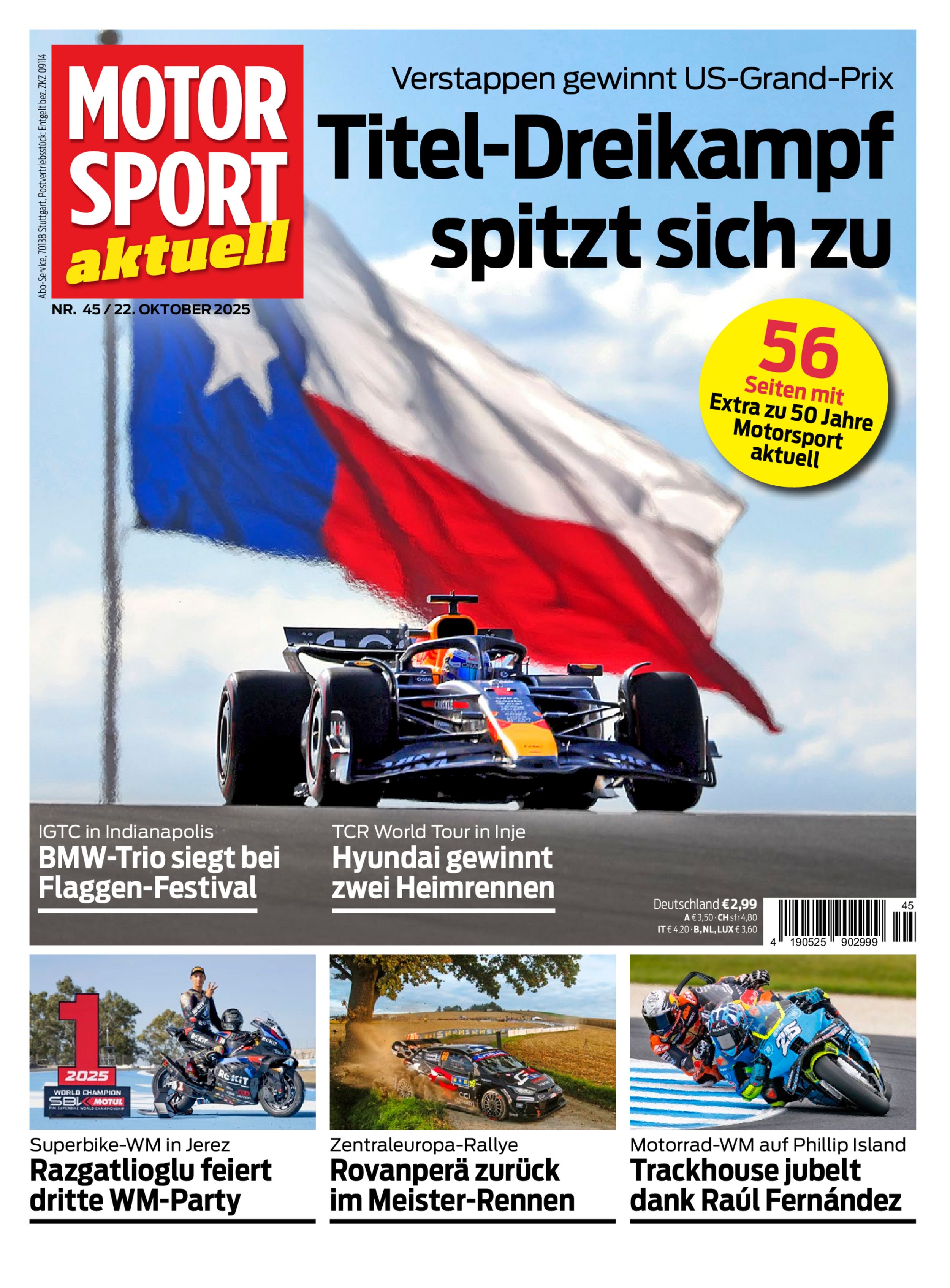 MOTORSPORT aktuell ePaper 45/2025